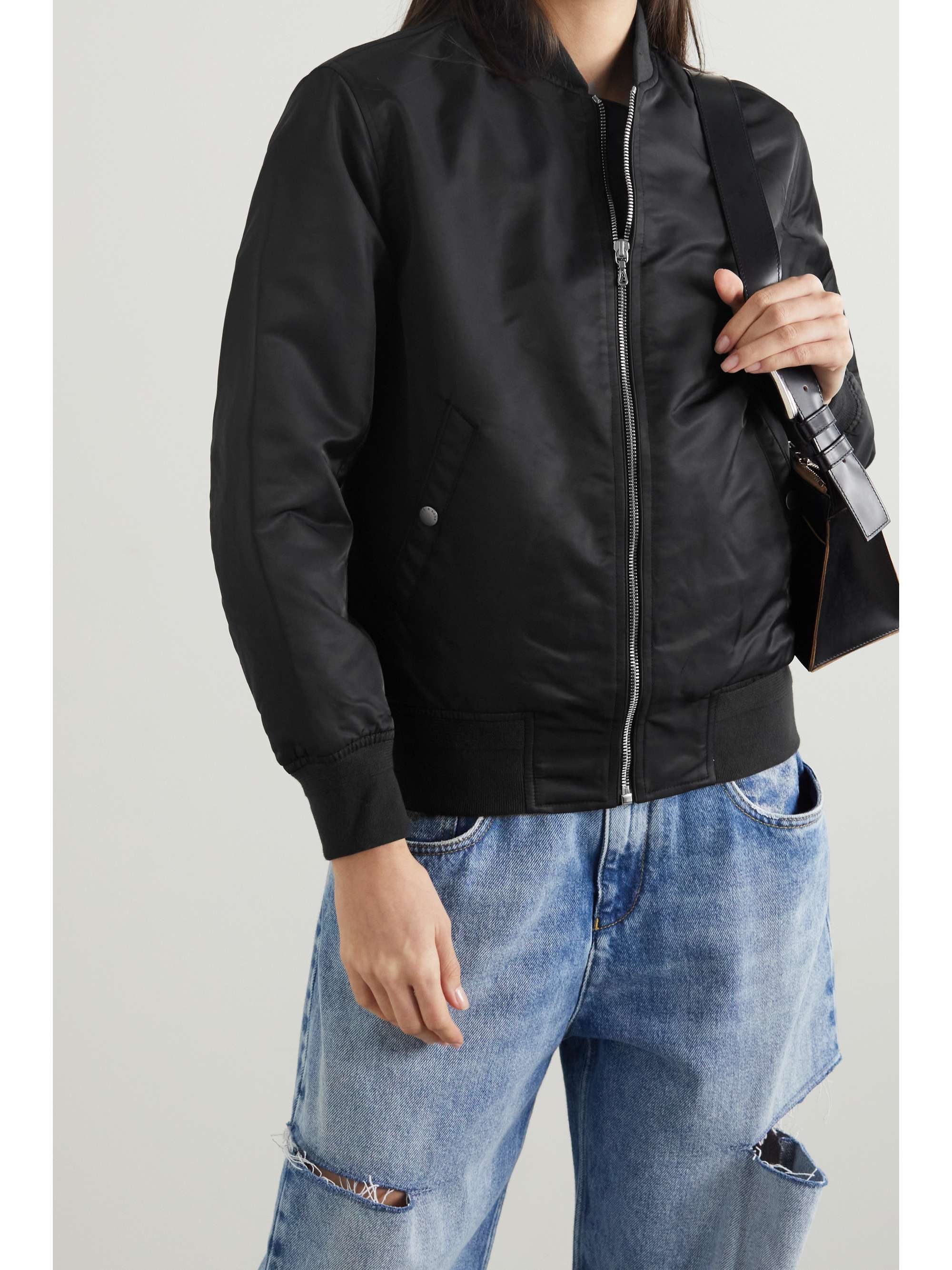 rag & bone manston nylon bomber jacket
