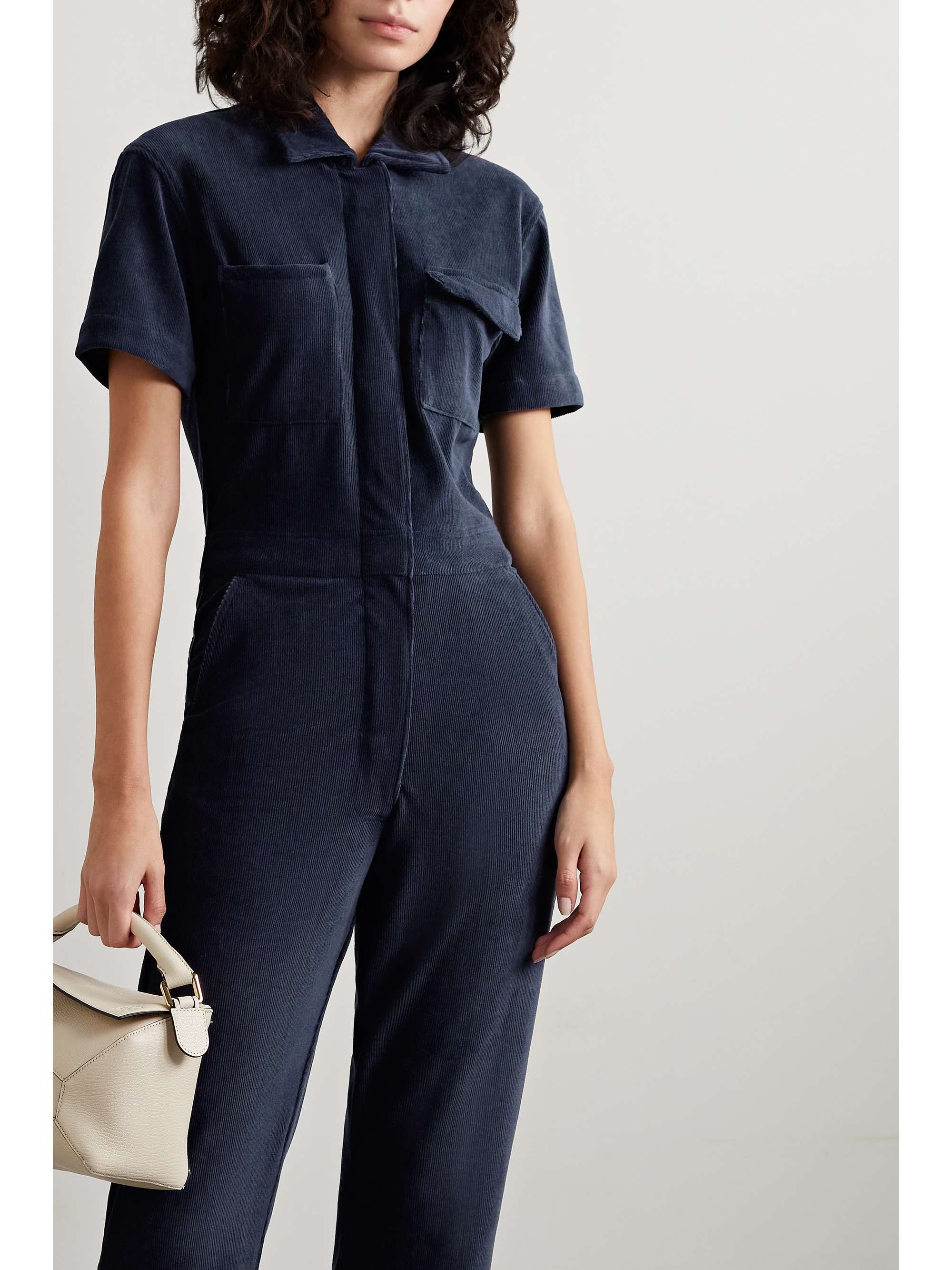RIVET UTILITY Worker corduroy jumpsuit NETAPORTER