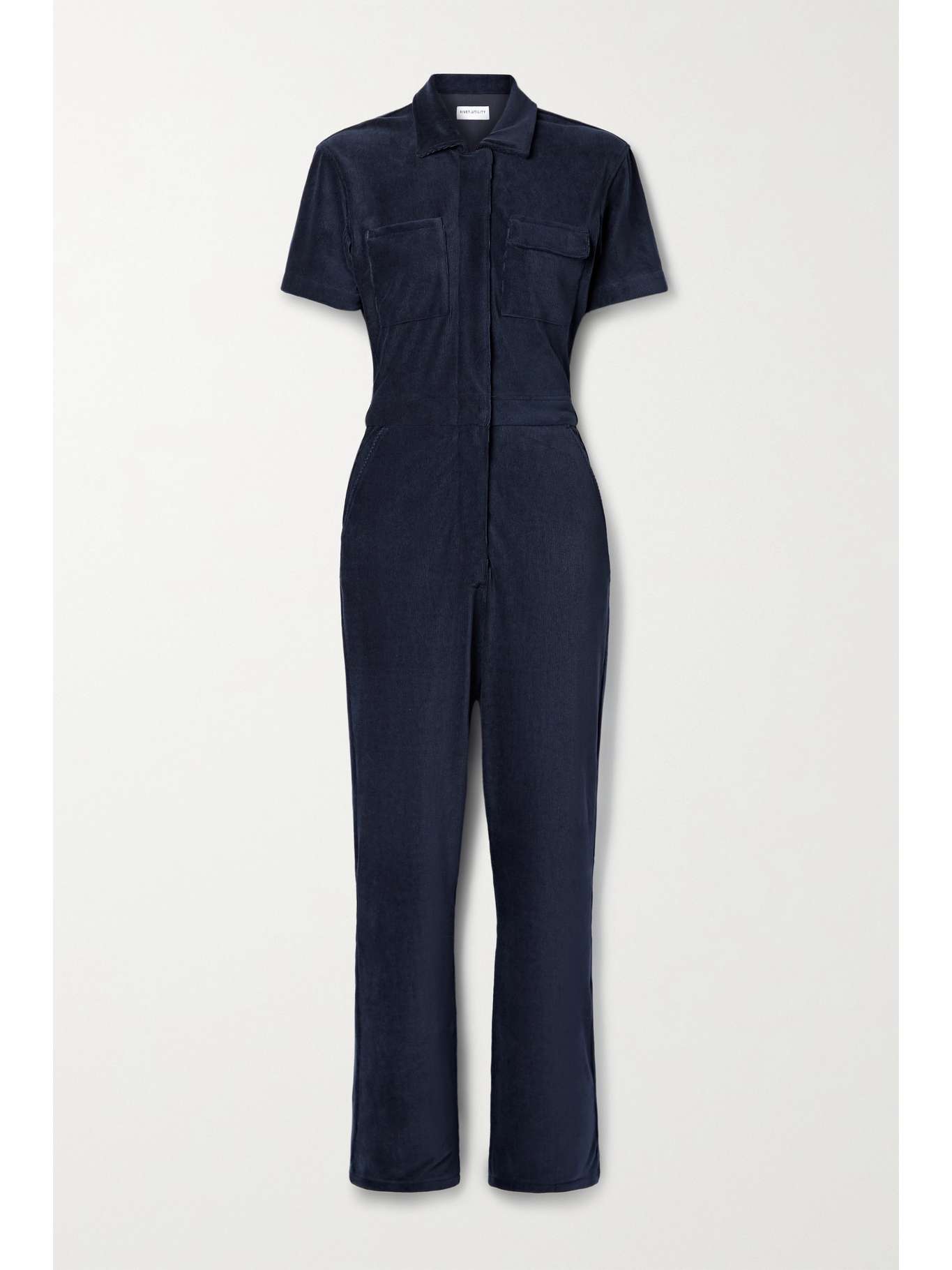 RIVET UTILITY Worker corduroy jumpsuit NETAPORTER