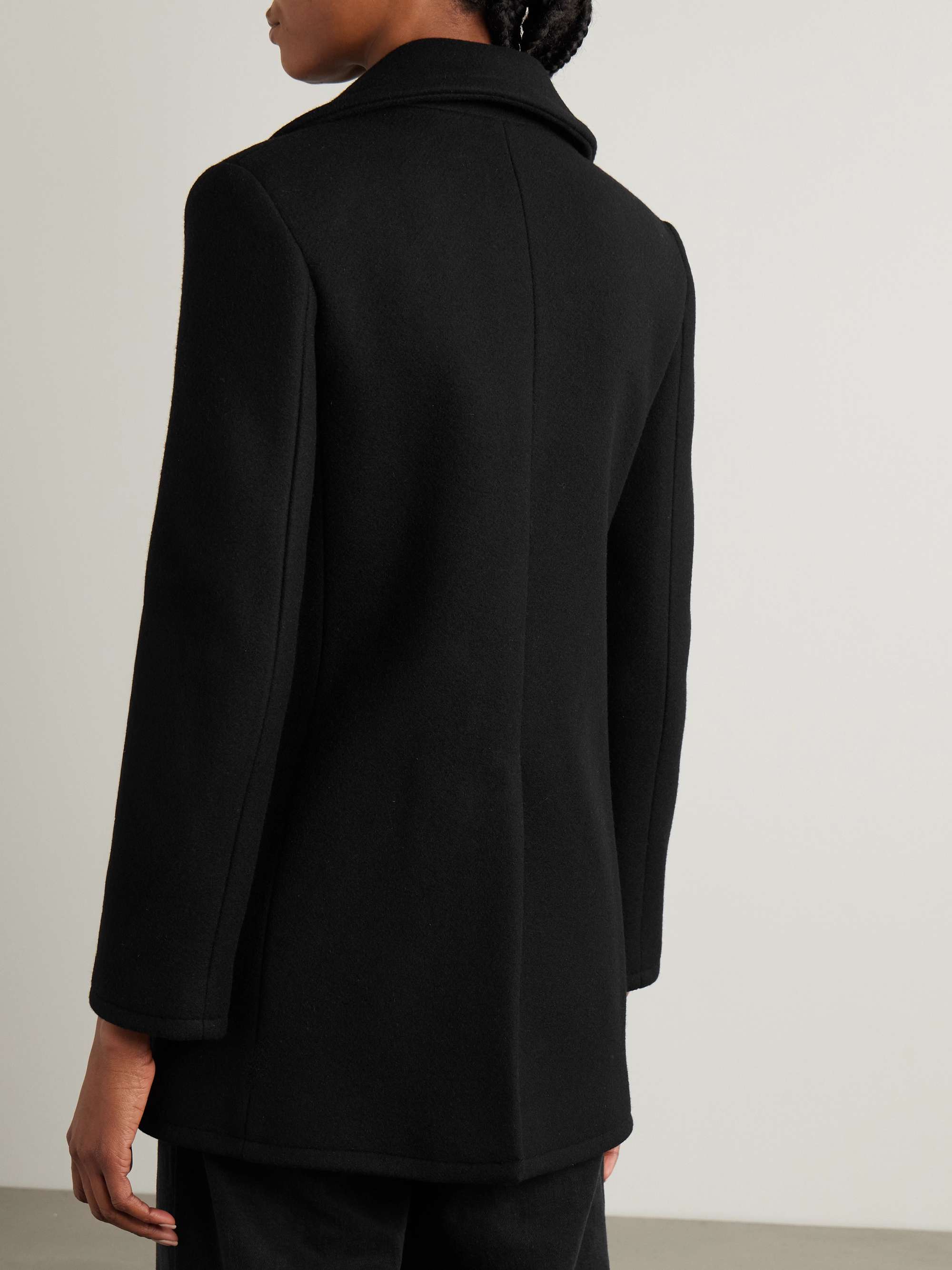 NILI LOTAN Cash double-breasted wool coat
