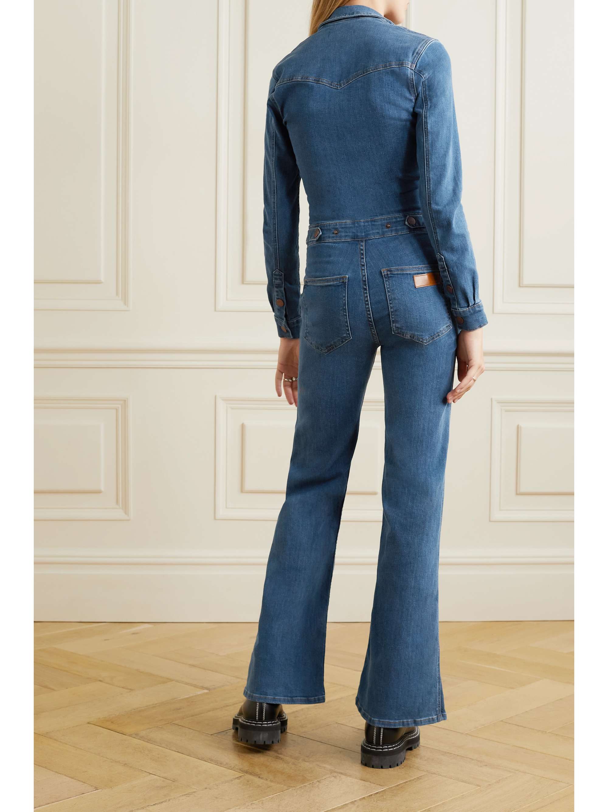 Rivet Utility - Rulebreaker Denim Jumpsuit - Blue - large - Net a Porter