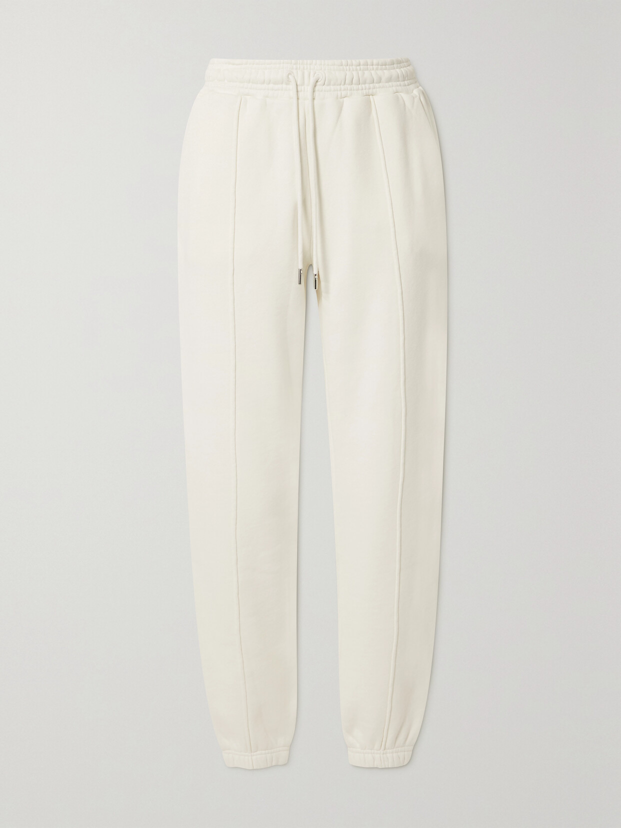 Ninety Percent - + Net Sustain Peter Organic Cotton-jersey Track Pants - Off-white