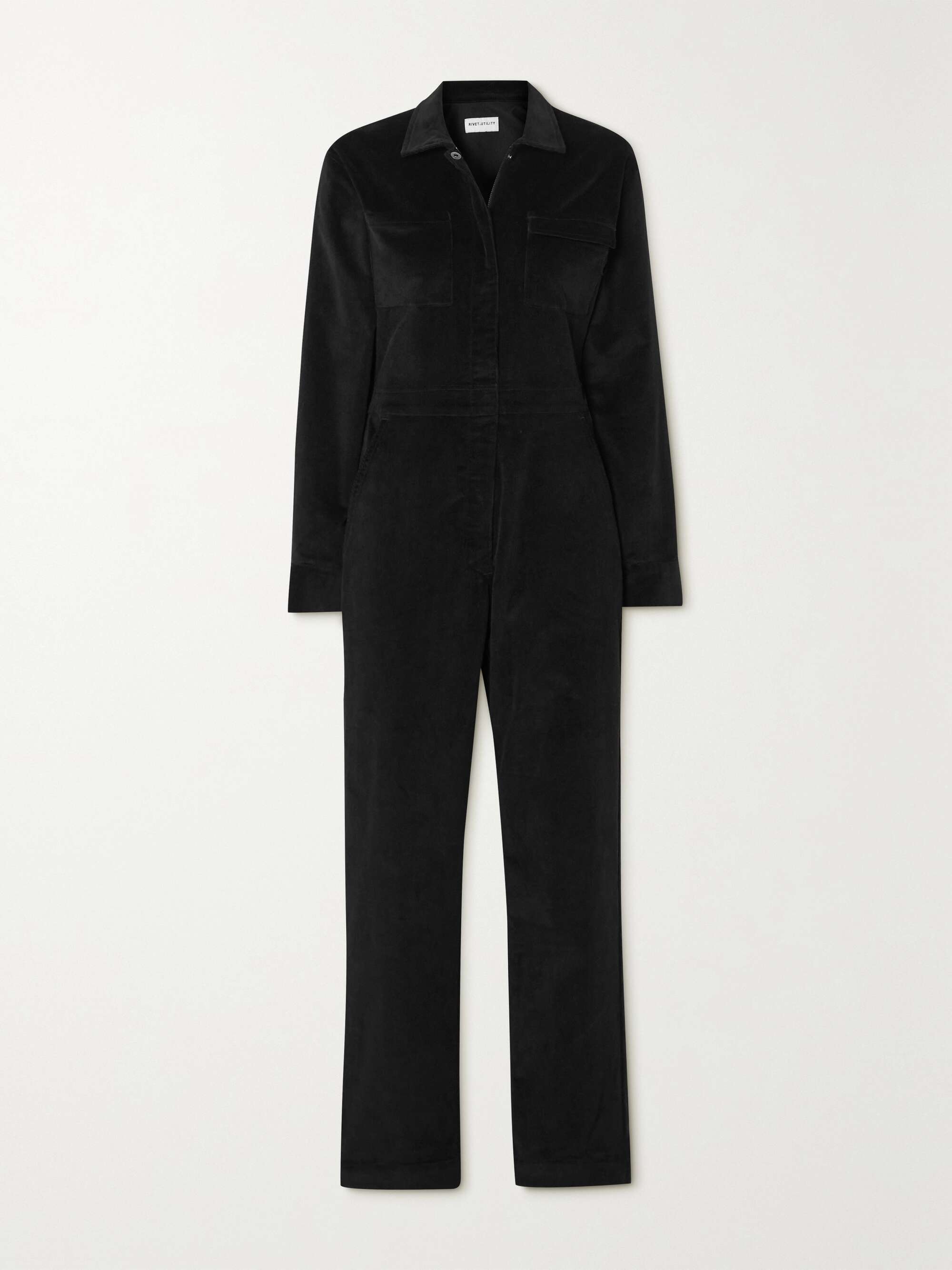 RIVET UTILITY Bigwig cottonblend corduroy jumpsuit NETAPORTER