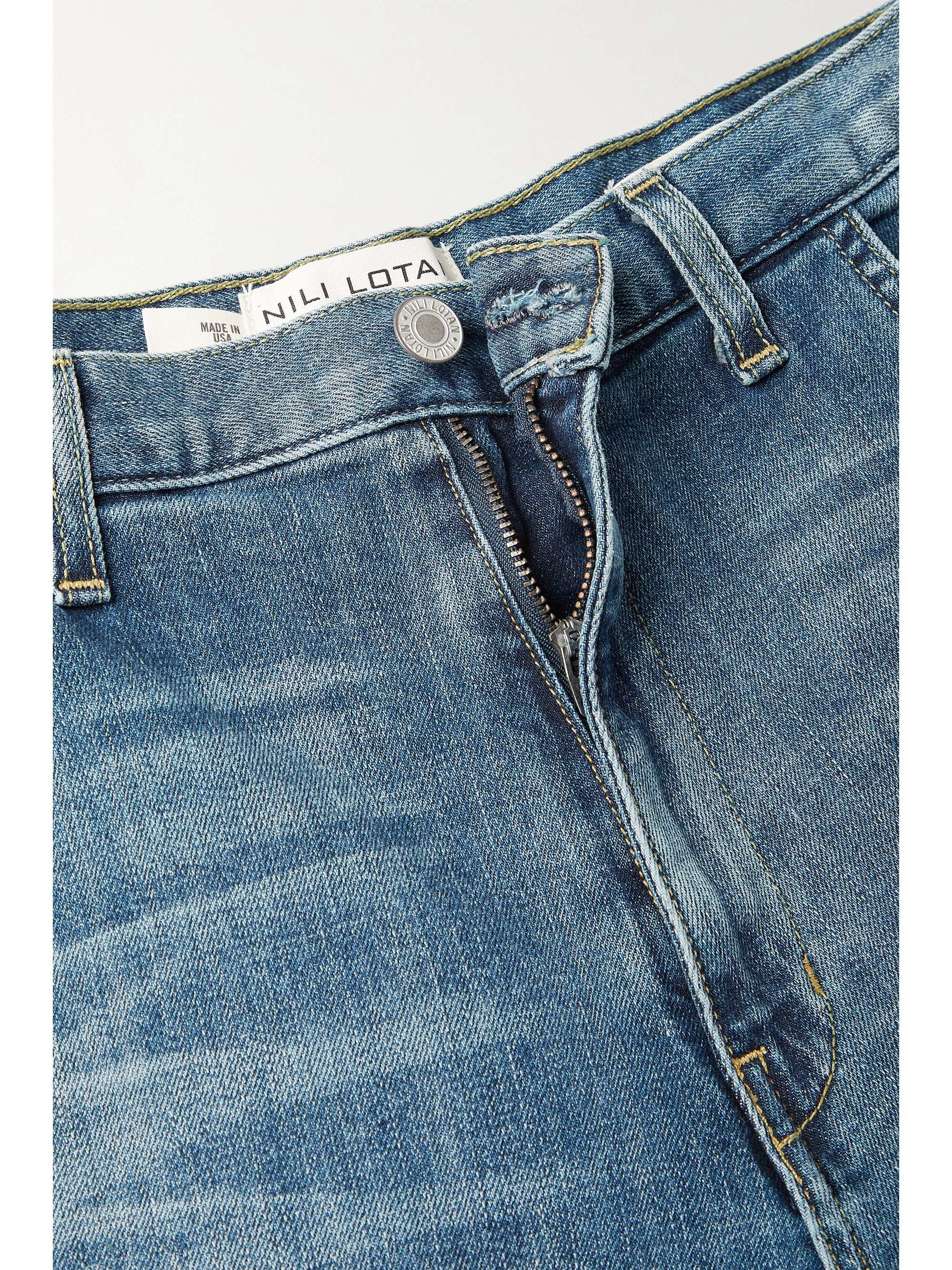 NILI LOTAN Emerson high-rise tapered jeans