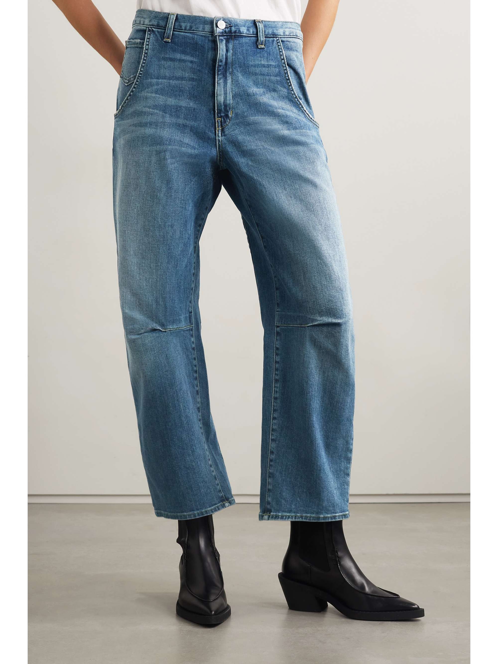 NILI LOTAN Emerson high-rise tapered jeans