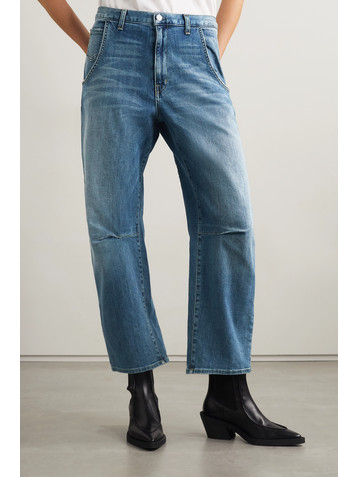 Nili Lotan Emerson high-rise tapered jeans