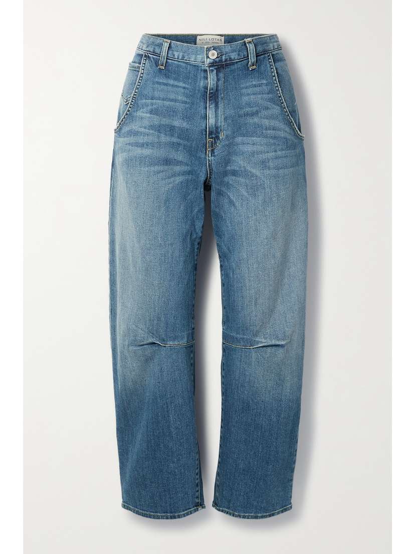 Nili Lotan Emerson High-rise Tapered Jeans