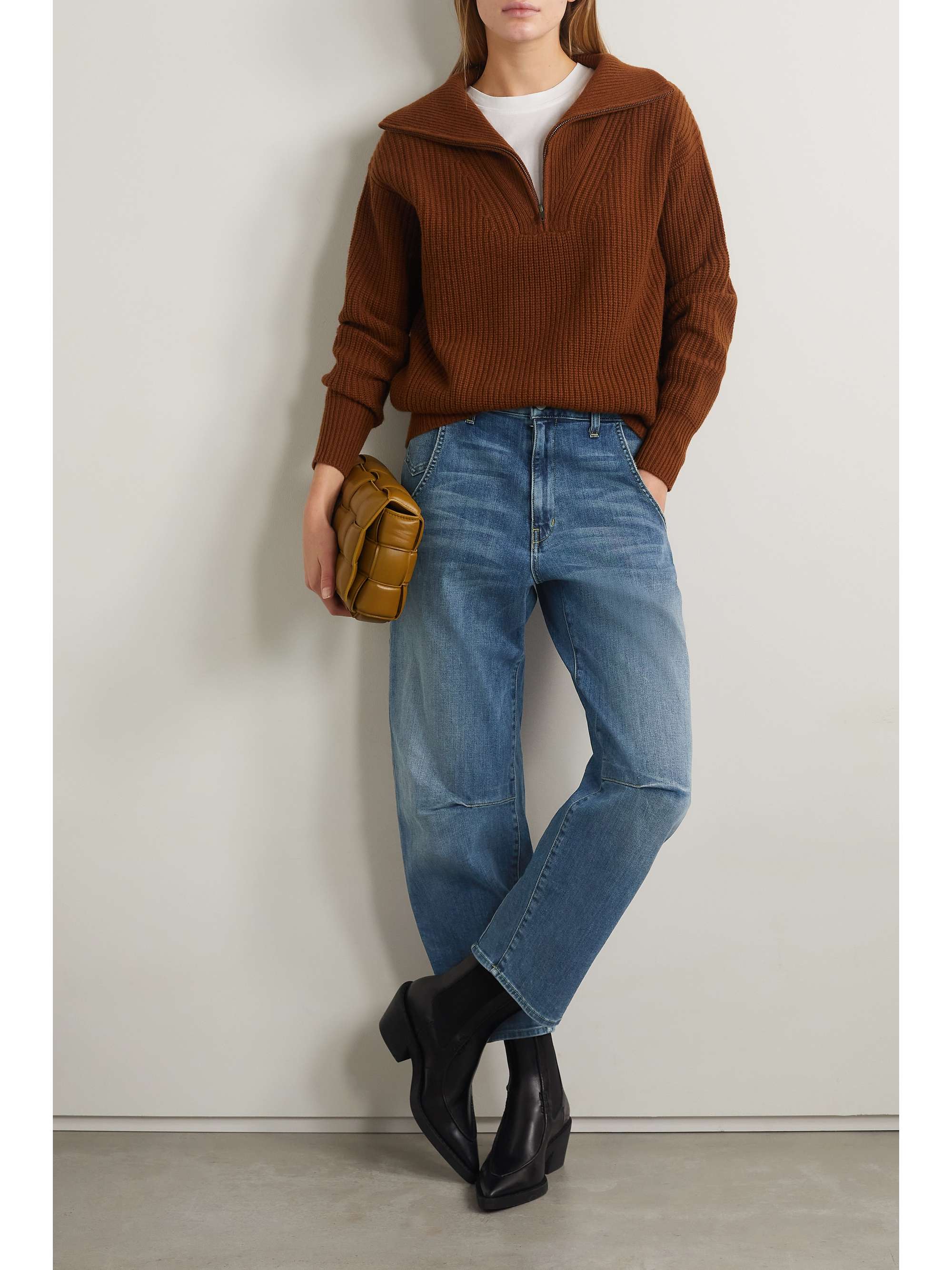 NILI LOTAN Emerson high-rise tapered jeans