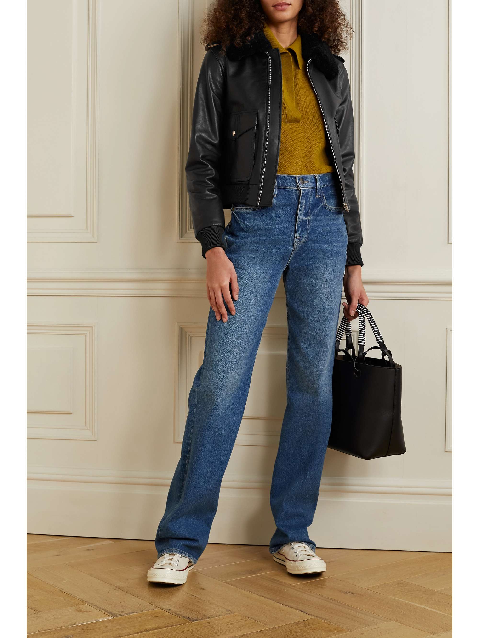 leather jacket | NILI LOTAN 