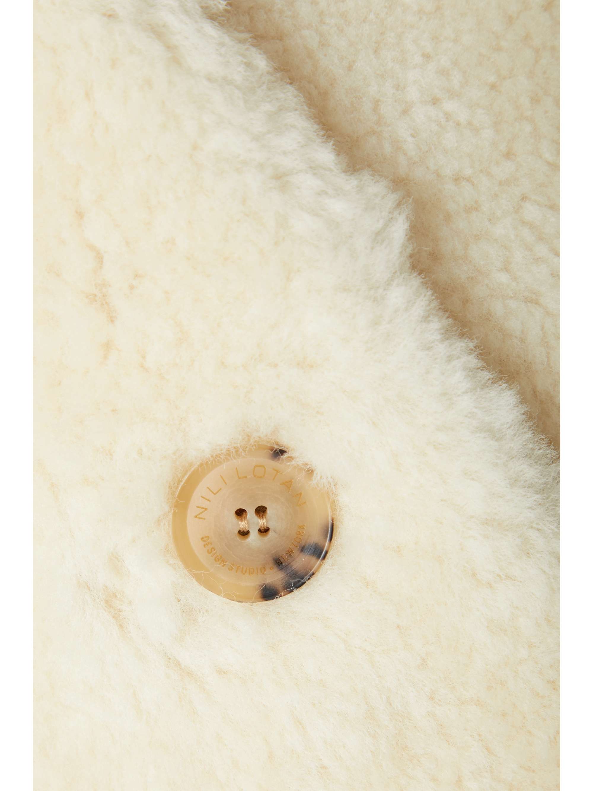 NILI LOTAN Addie double-breasted shearling jacket