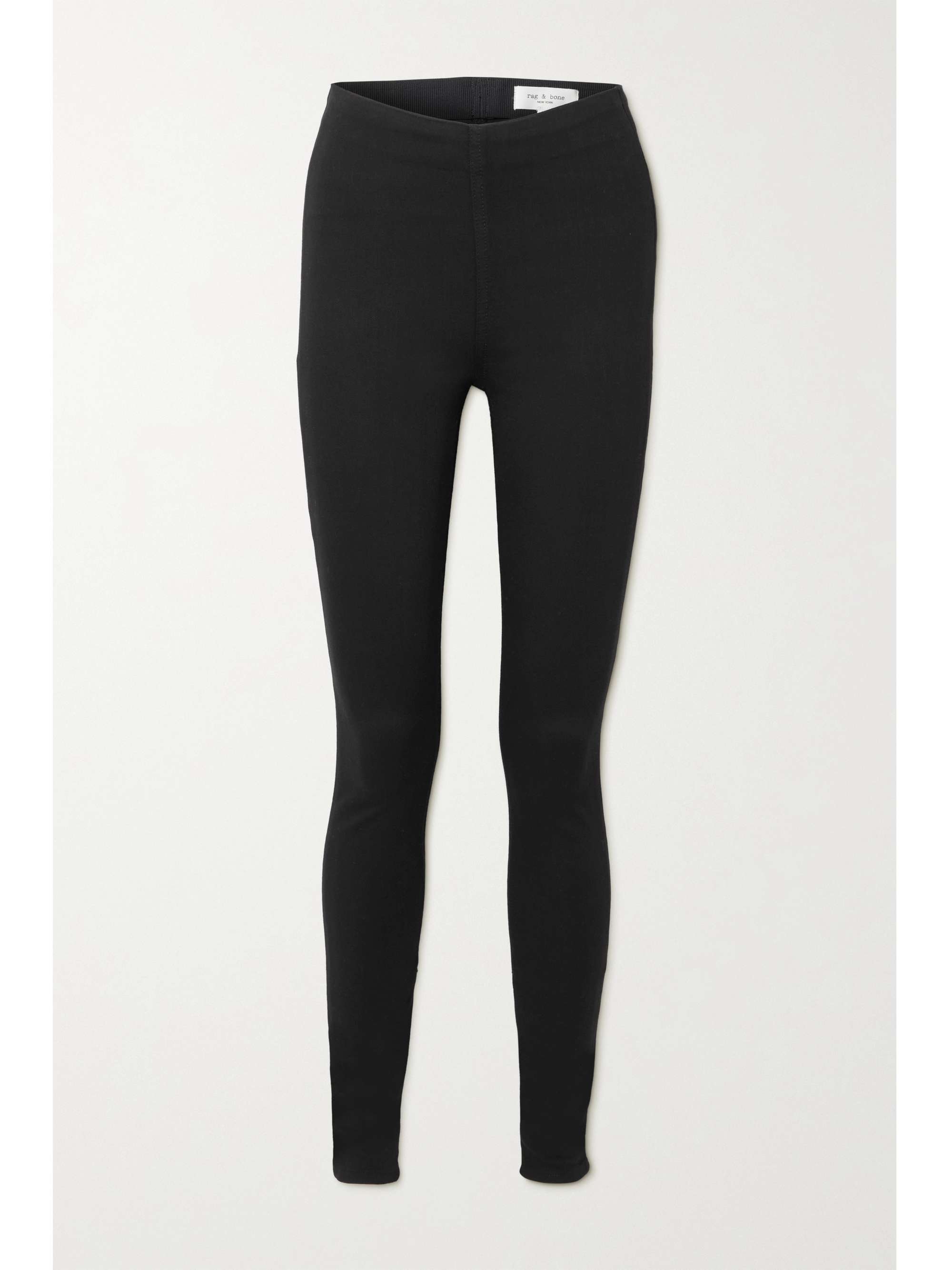 Black Nina high-rise skinny jeans | RAG 