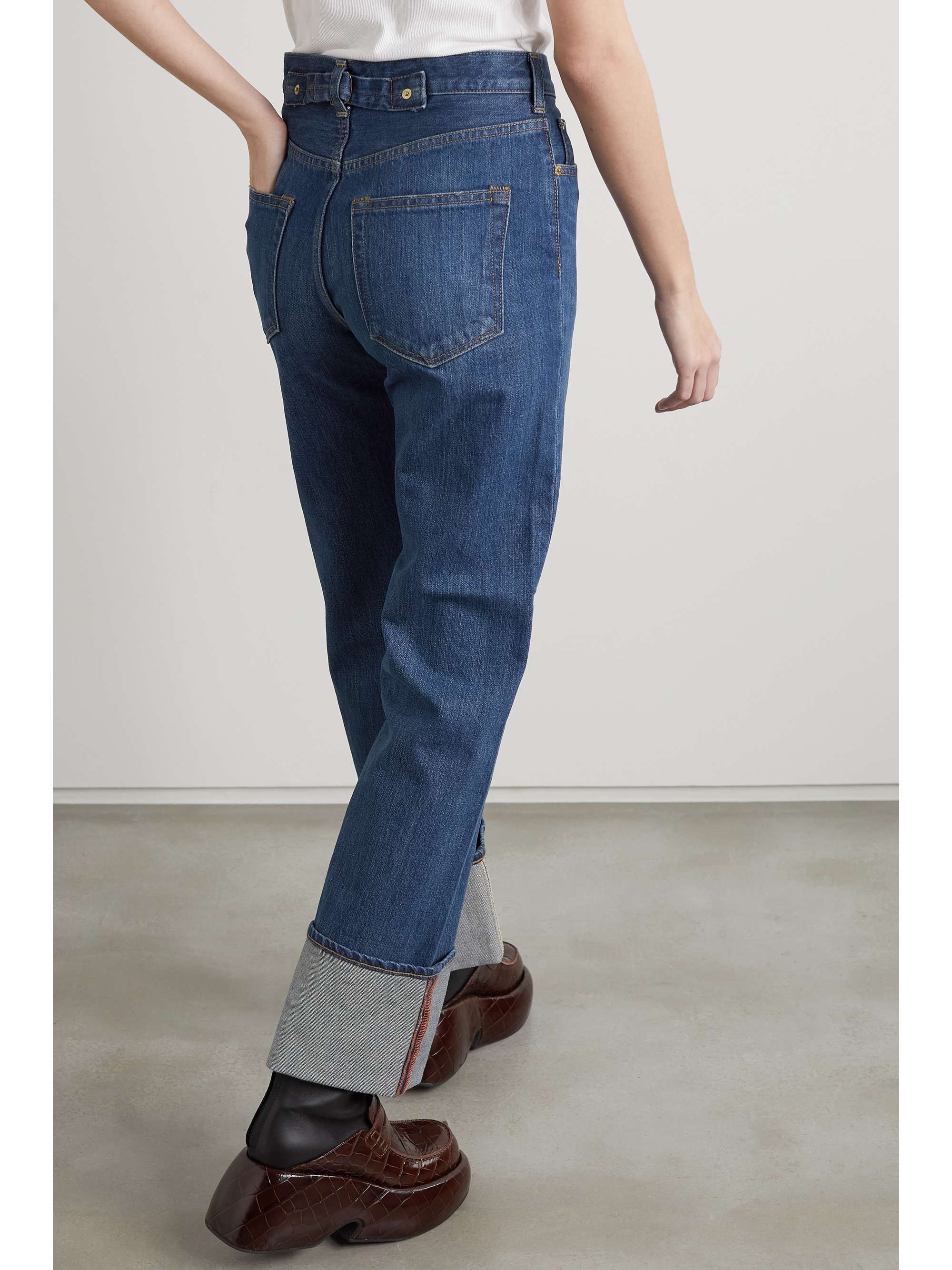 Dark denim + NET SUSTAIN The Carnelian 