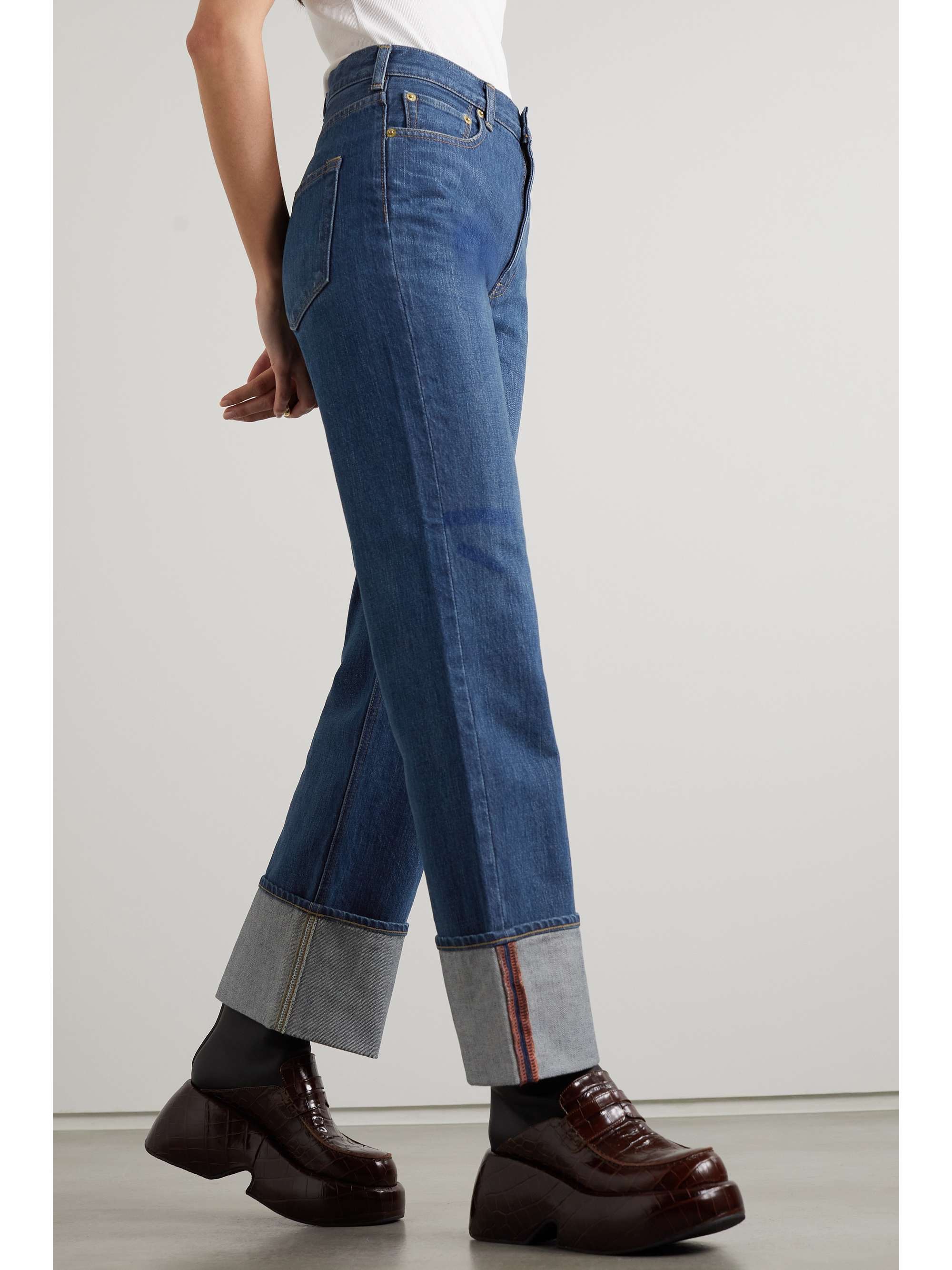 Dark denim + NET SUSTAIN The Carnelian 