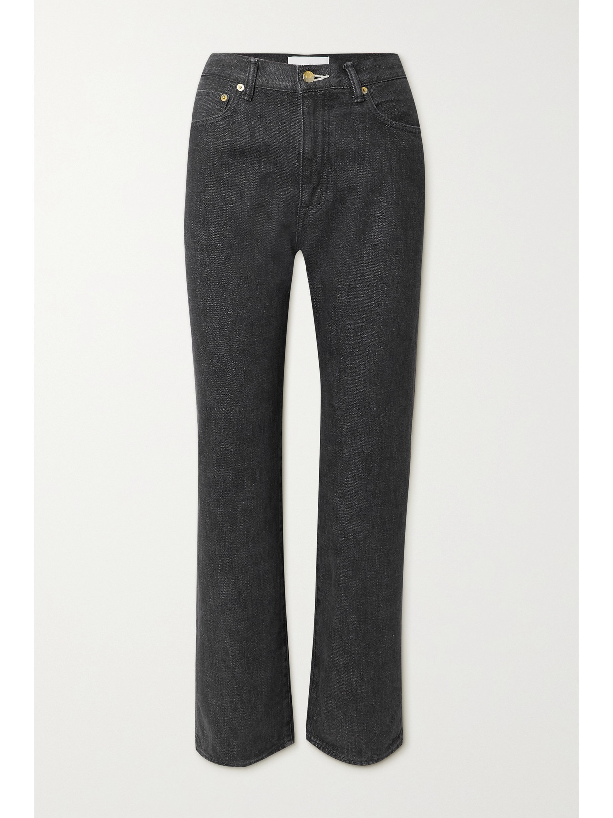 TU ES MON TRESOR + NET SUSTAIN THE DIAMOND HIGH-RISE STRAIGHT-LEG JEANS
