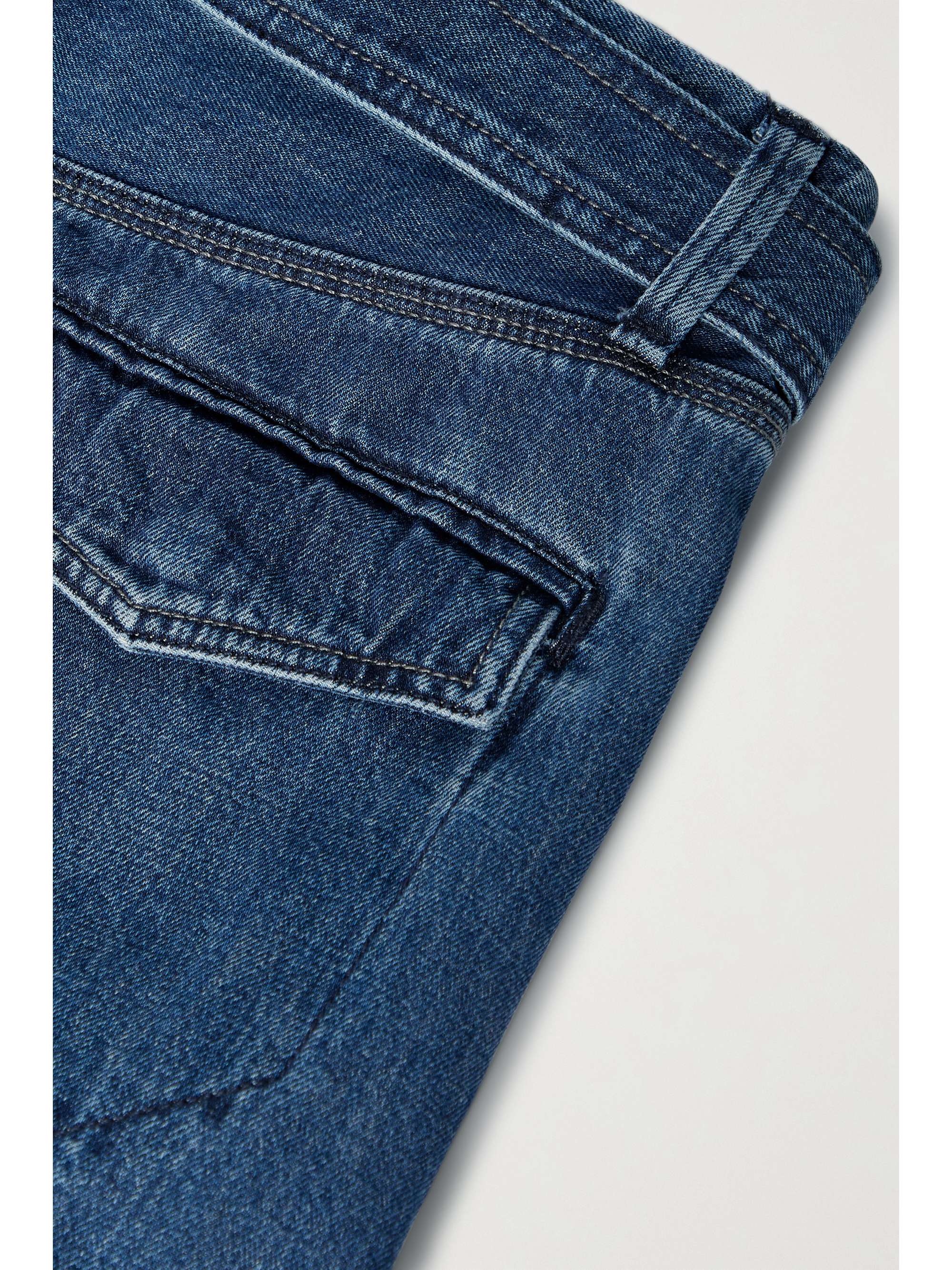 RAG & BONE Mia belted high-rise straight-leg jeans