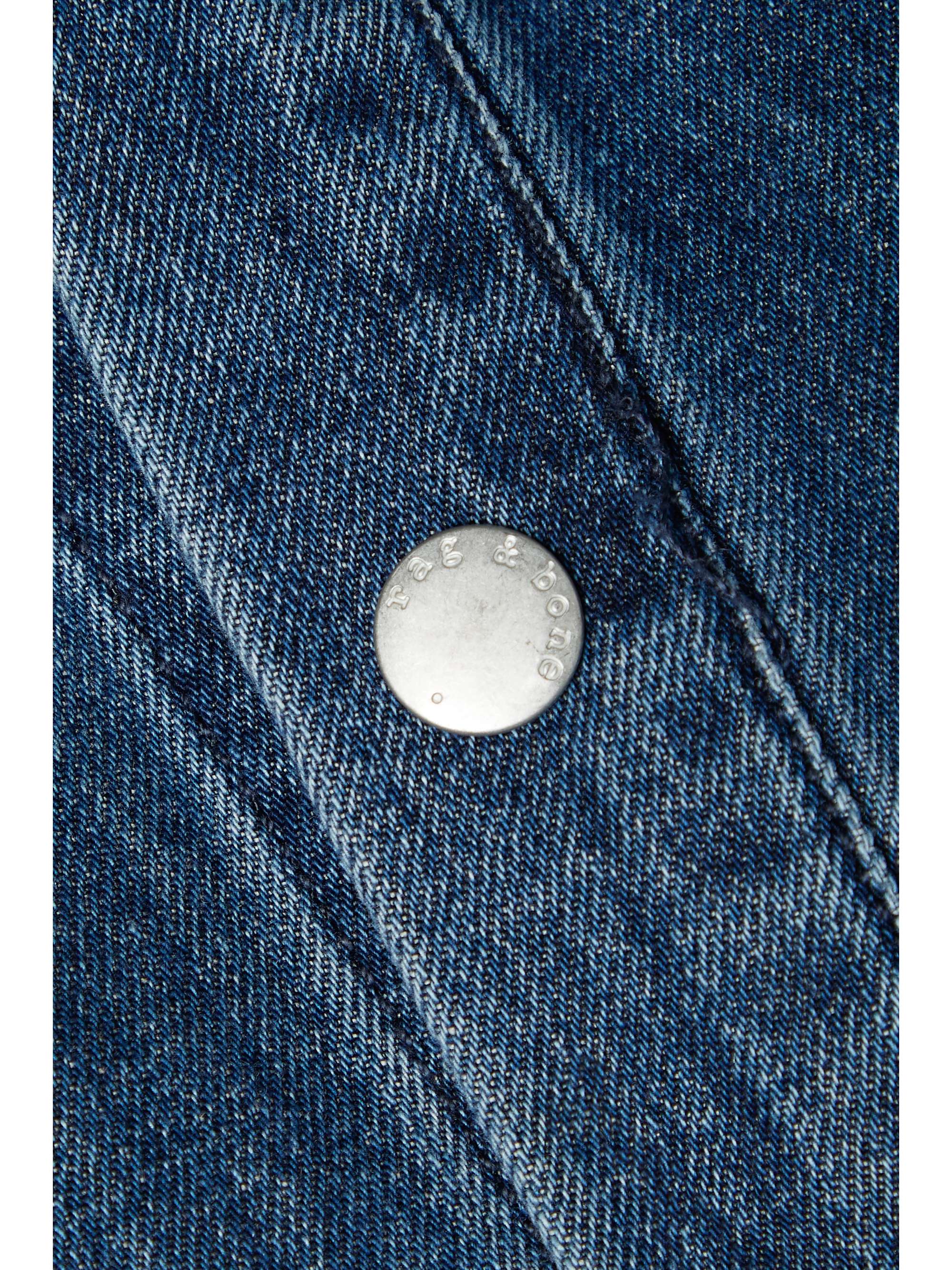 RAG & BONE Mia 配腰带牛仔连身裤