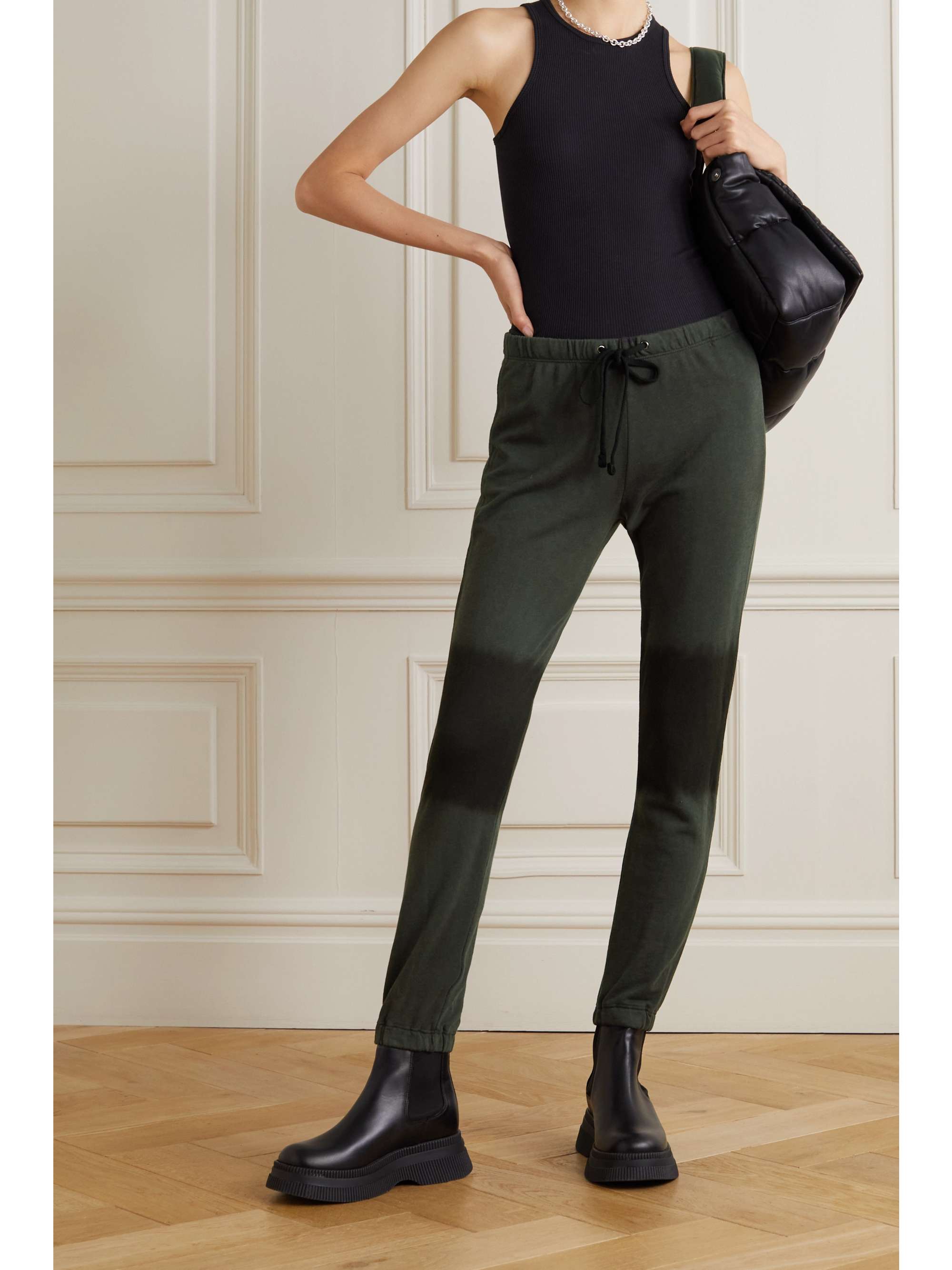 JAMES PERSE Supima cottonjersey track pants NETAPORTER