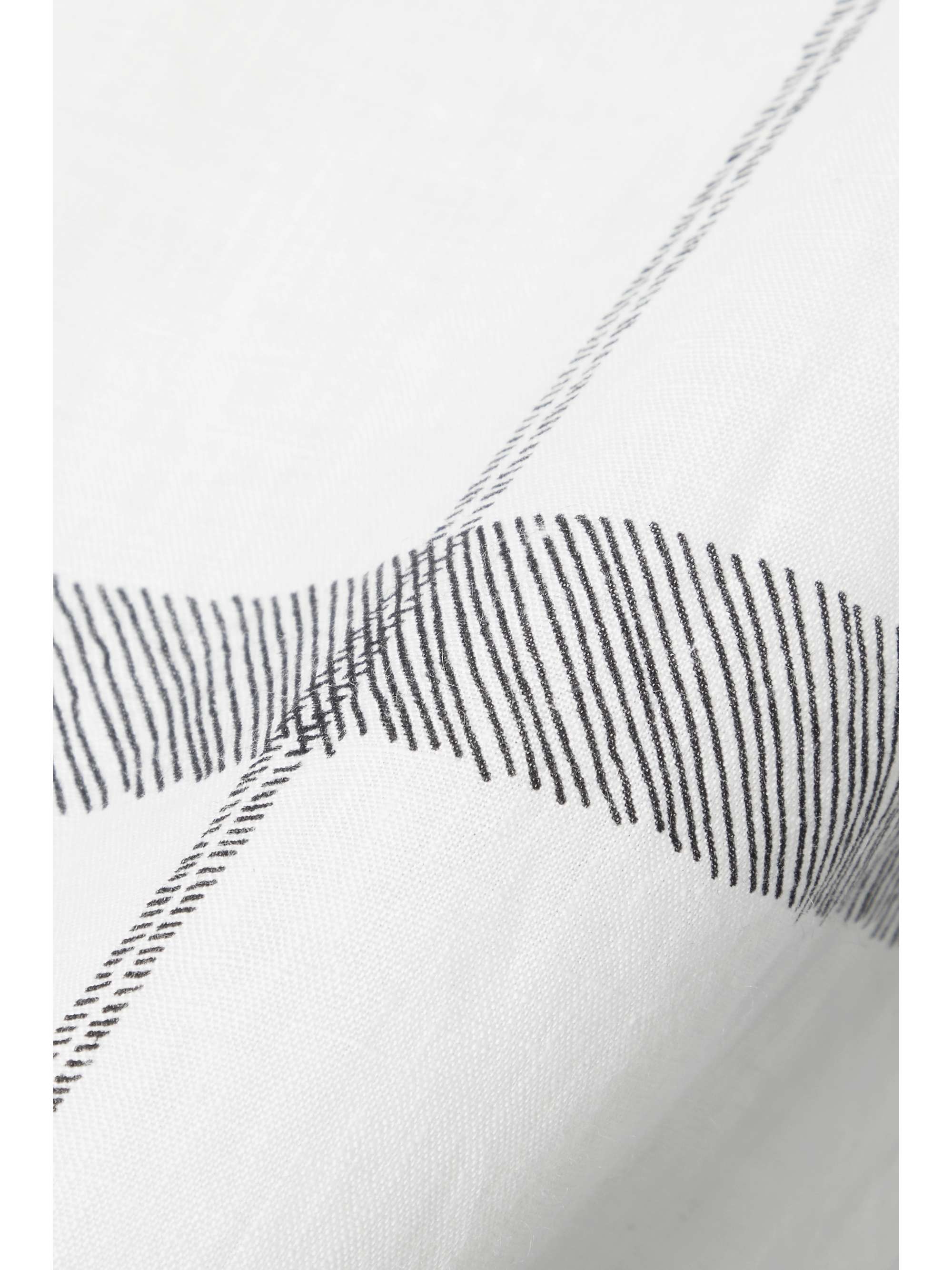 EMPORIO SIRENUSE Artemisia checked linen wide-leg pants