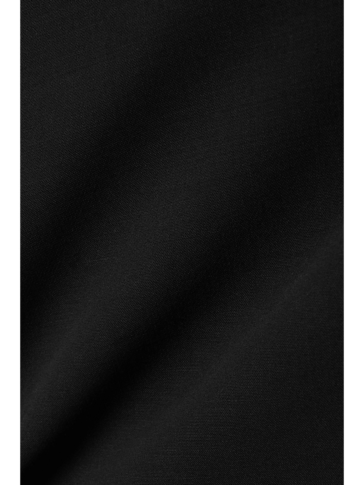 Akris Corsage Strapless Wool Apron Tunic In Black