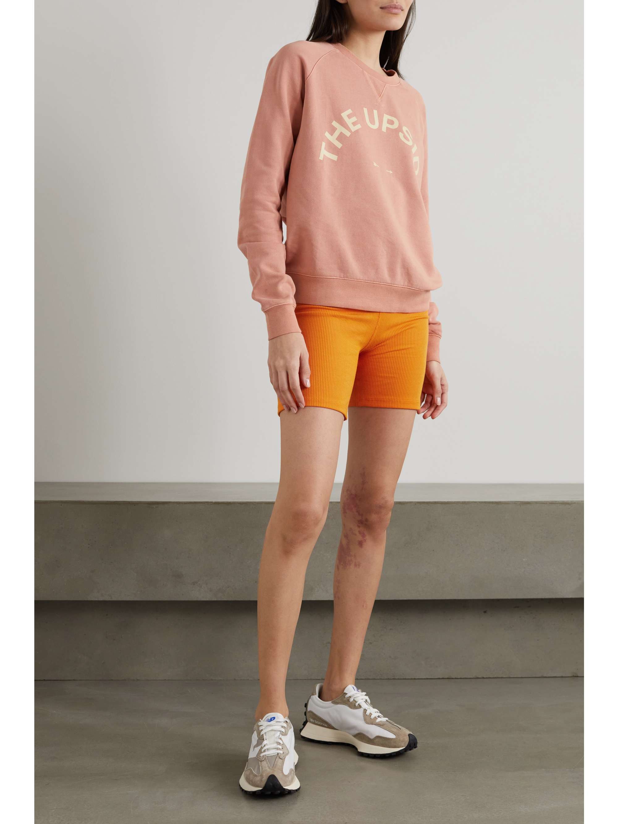 THE UPSIDE Bisou Shorts aus geripptem Stretch-Modal