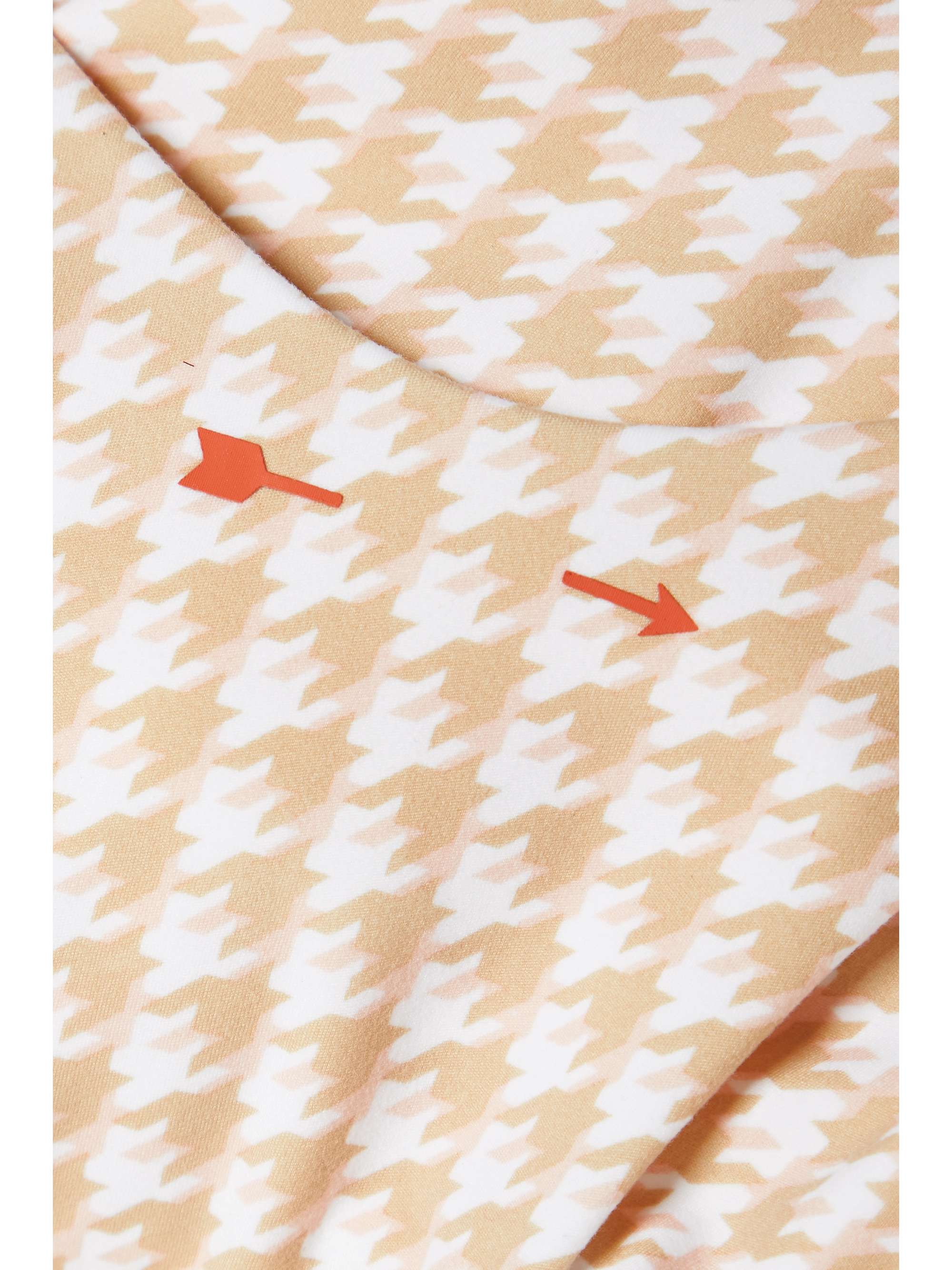 THE UPSIDE Margot Sport-BH aus Stretch-Material mit Hahnentrittmuster