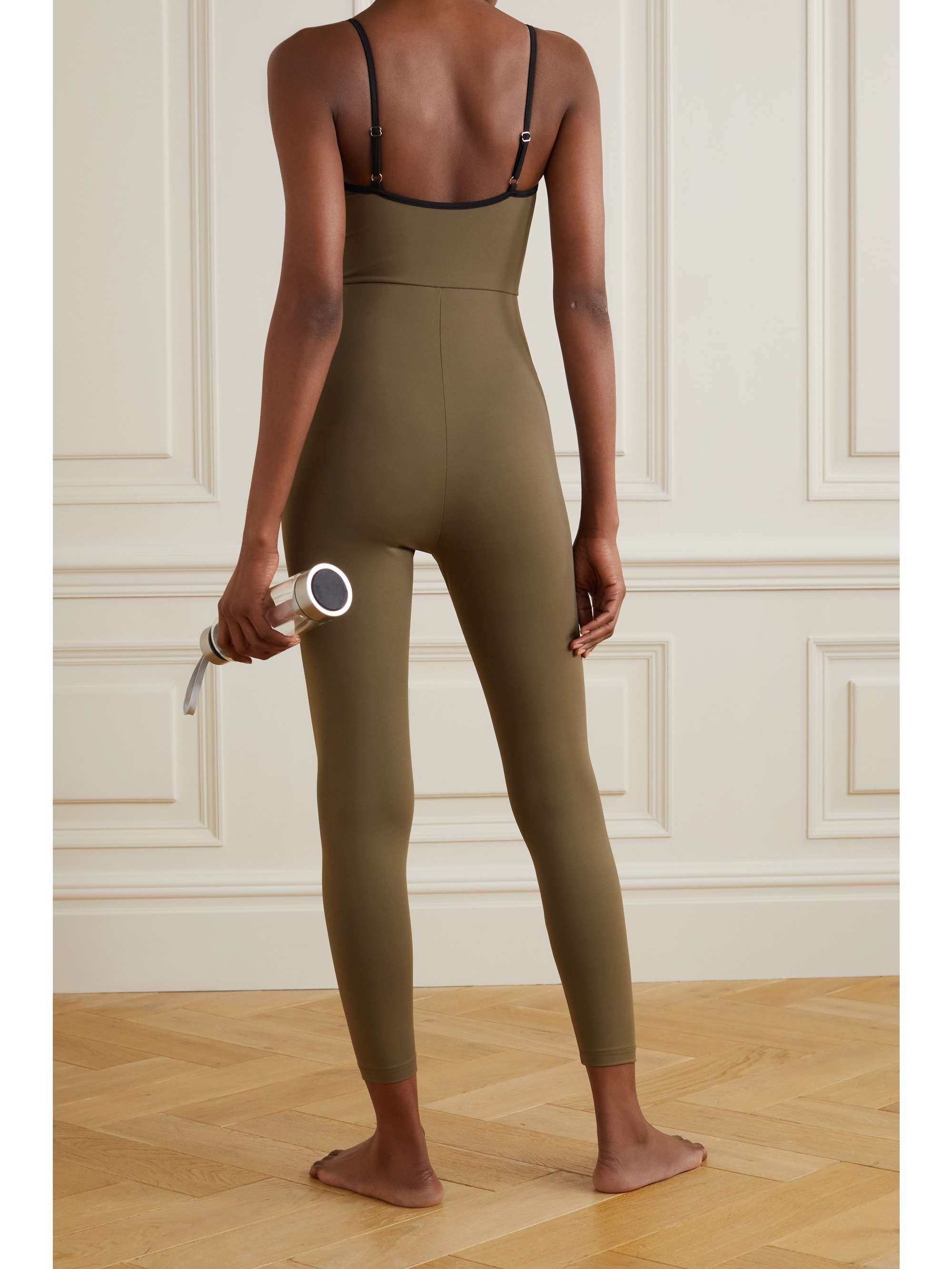 ERNEST LEOTY Adeline two-tone stretch jumpsuit