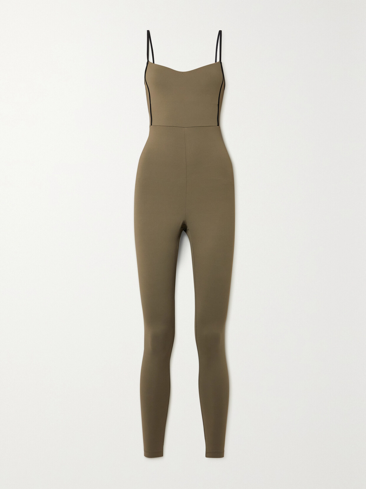 ERNEST LEOTY Adeline Two-tone Stretch Jumpsuit
