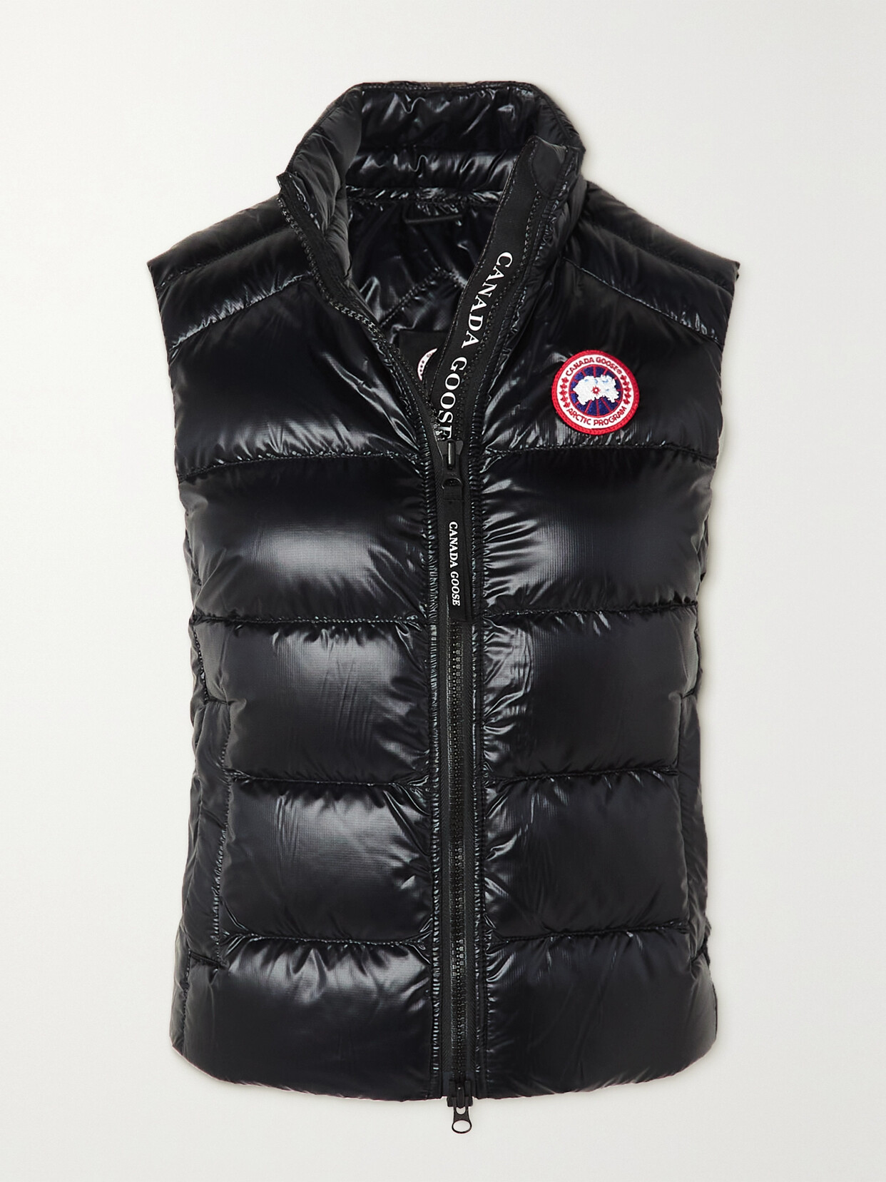 Shop Canada Goose Cypress Quilted Recycled Ripstop Down Vest In Black