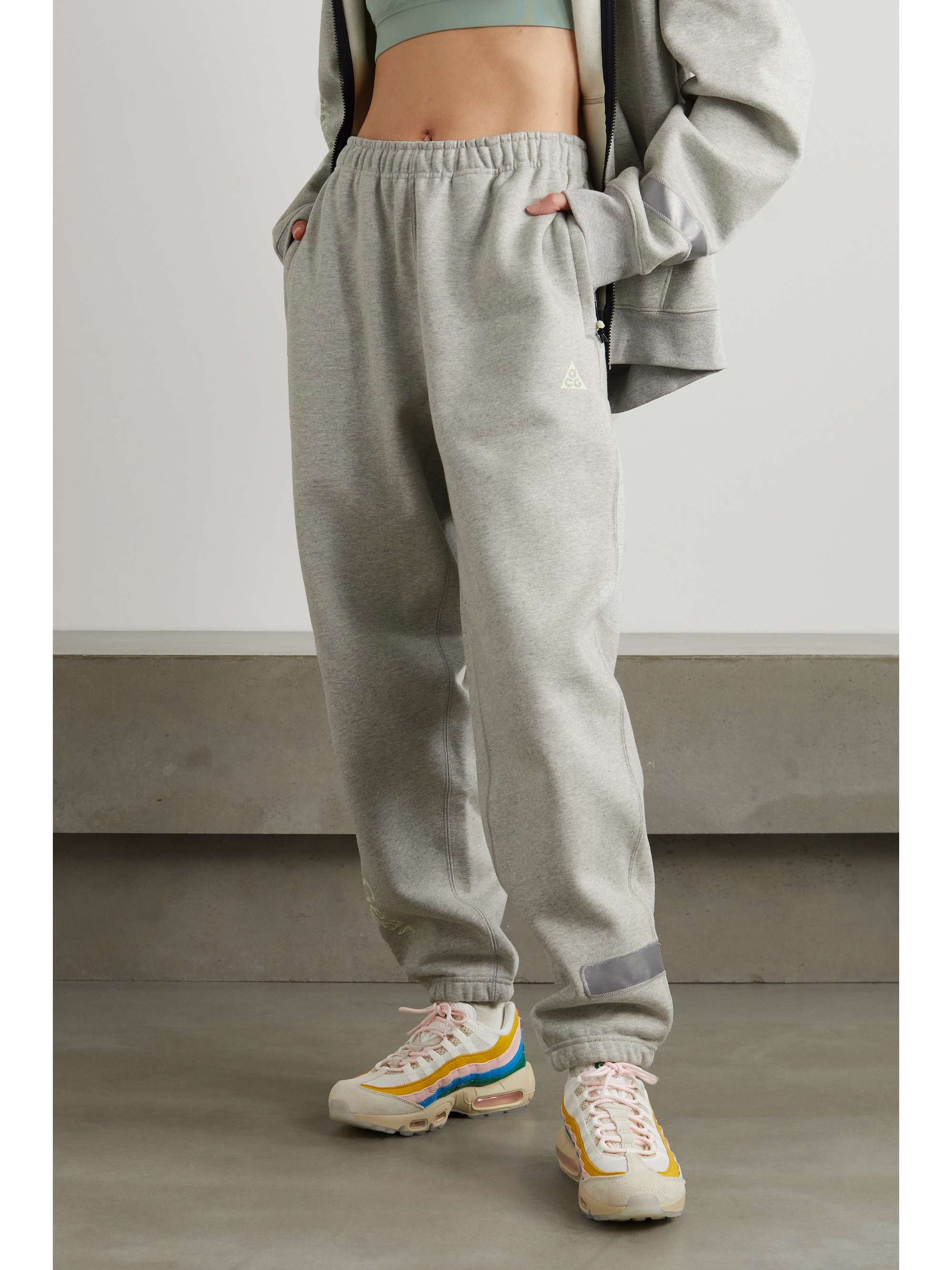 Gray ACG Airora Therma-FIT cotton-blend 