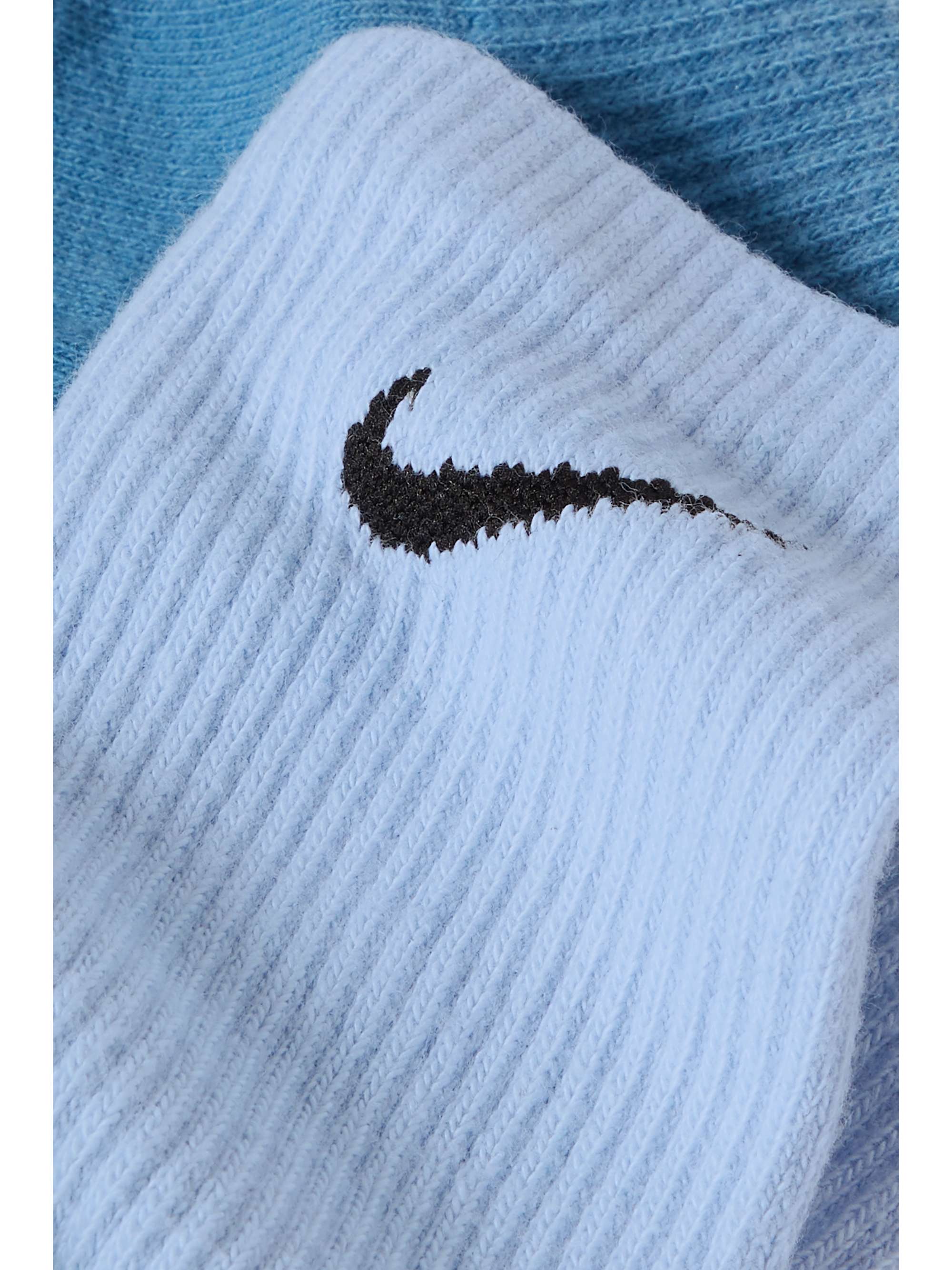 NIKE Everyday Plus set of two tie-dyed cotton-blend socks