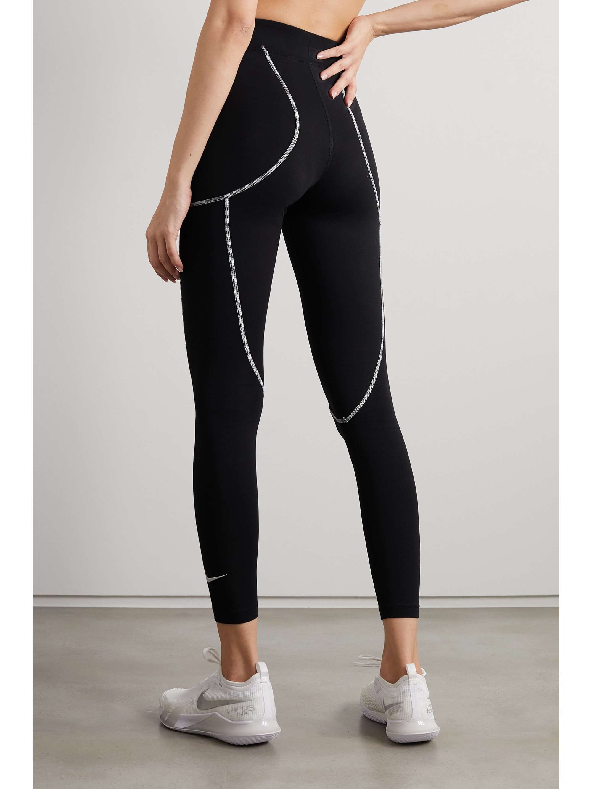 Cotton-blend jersey leggings | NIKE 
