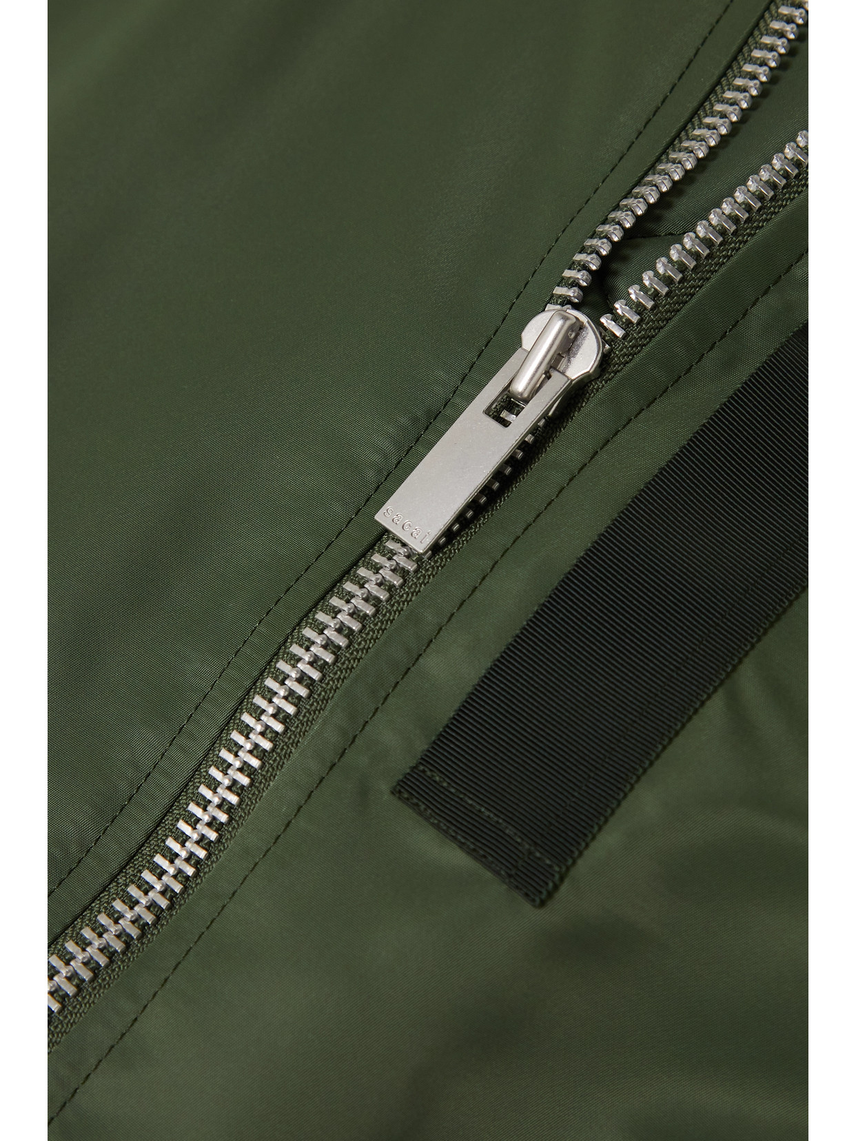 SACAI SHELL BOMBER JACKET