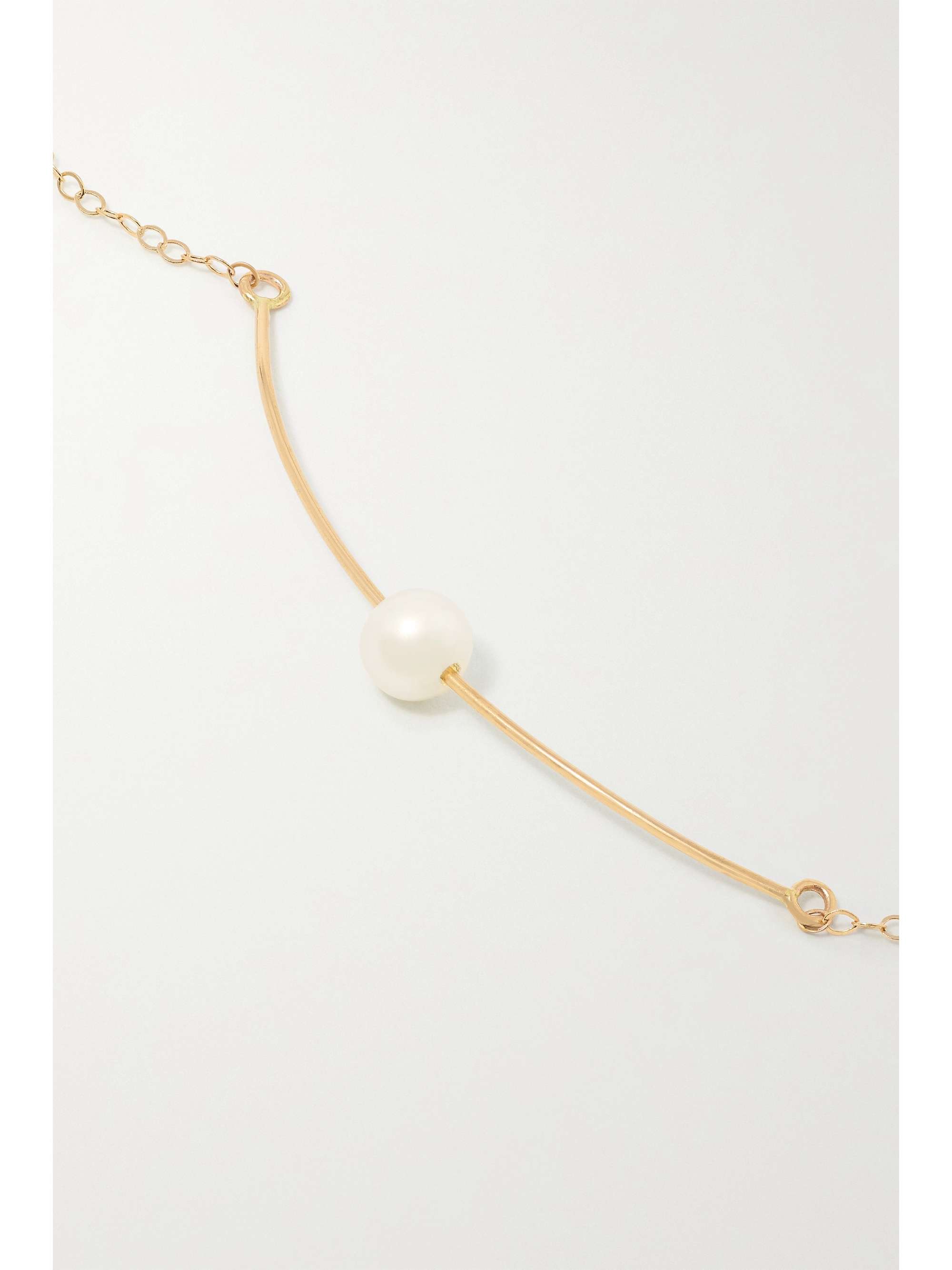 MELISSA JOY MANNING 14-karat recycled gold pearl bracelet