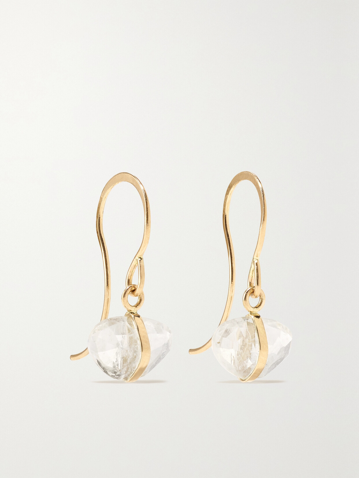 Melissa Joy Manning 14-karat Recycled Gold Moonstone Earrings