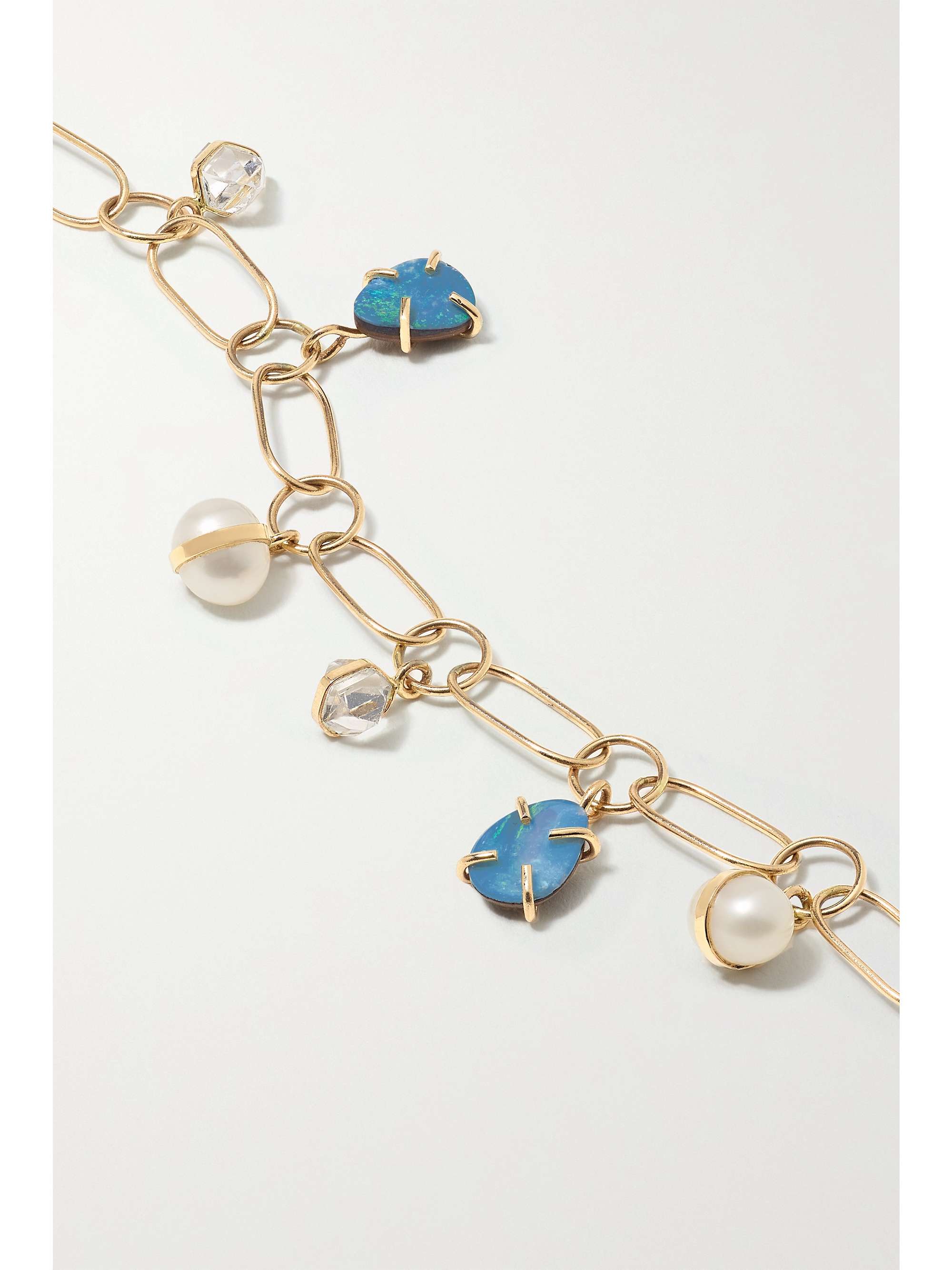 MELISSA JOY MANNING 14-karat recycled gold multi-stone bracelet