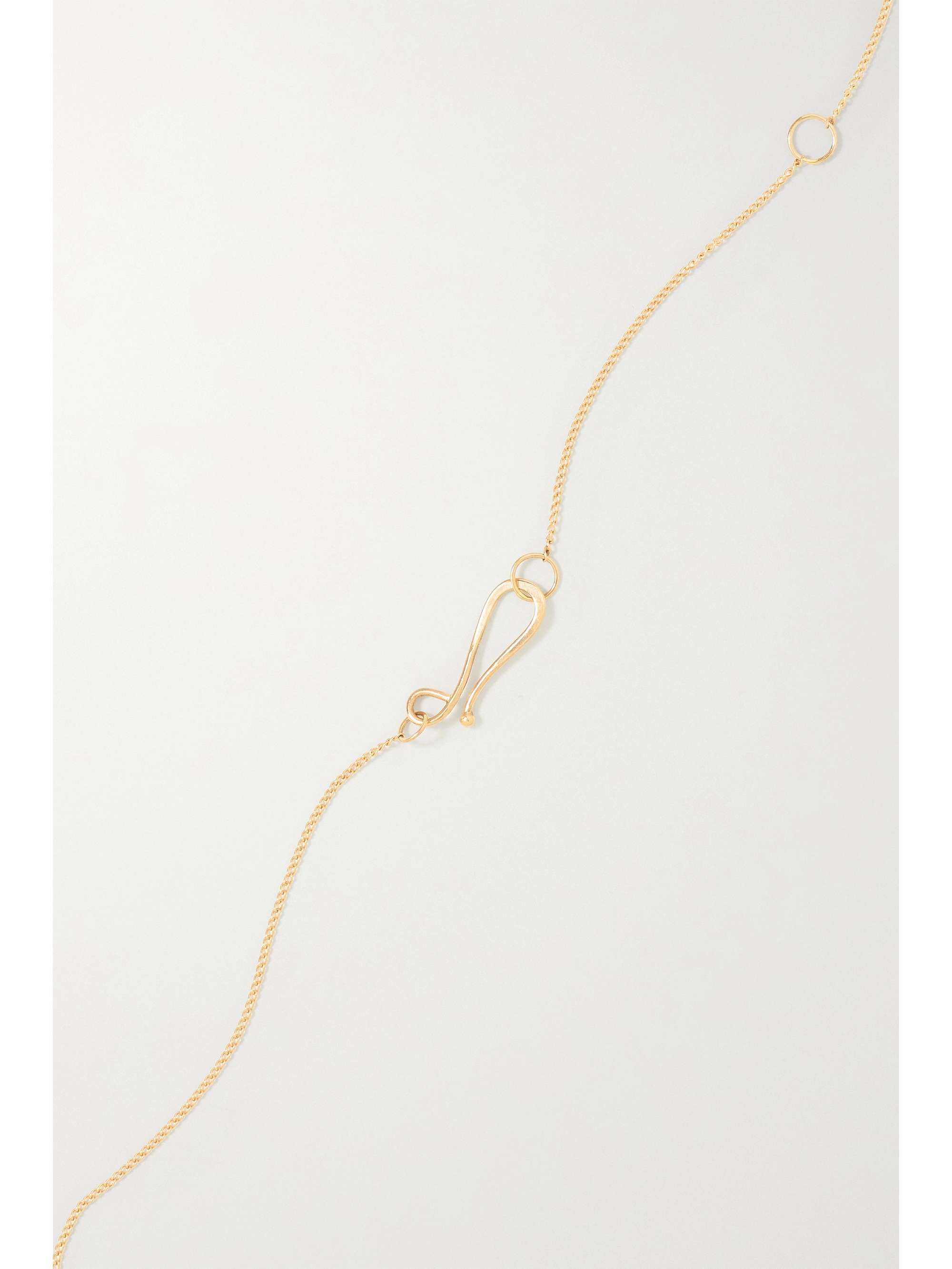 MELISSA JOY MANNING 14-karat recycled gold pearl necklace