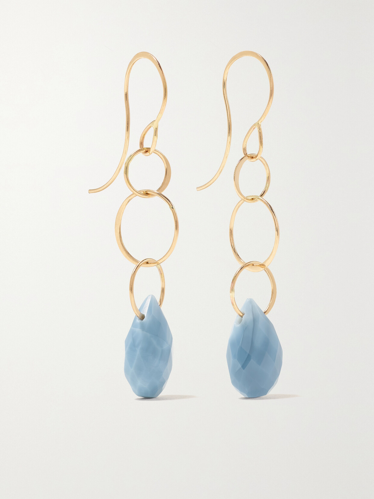 Melissa Joy Manning 14-karat Recycled  Opal Earrings