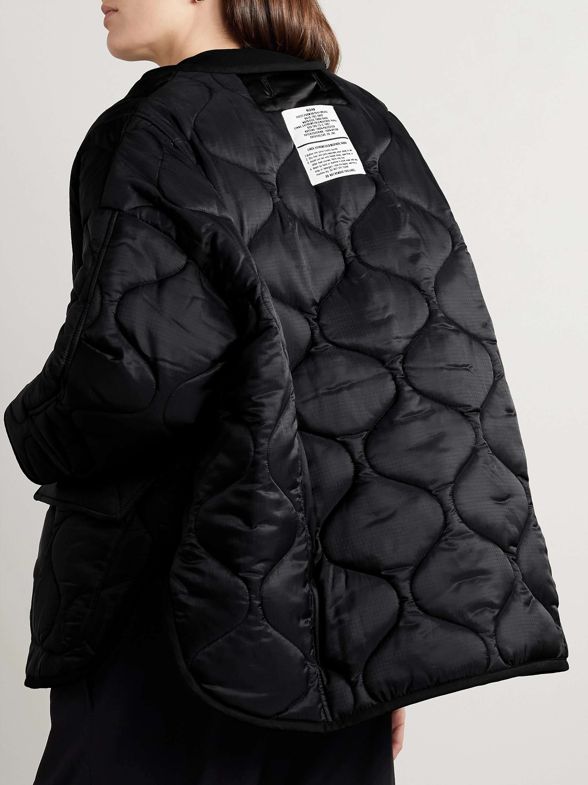 THE FRANKIE SHOP Quilted padded ripstop jacket NETAPORTER