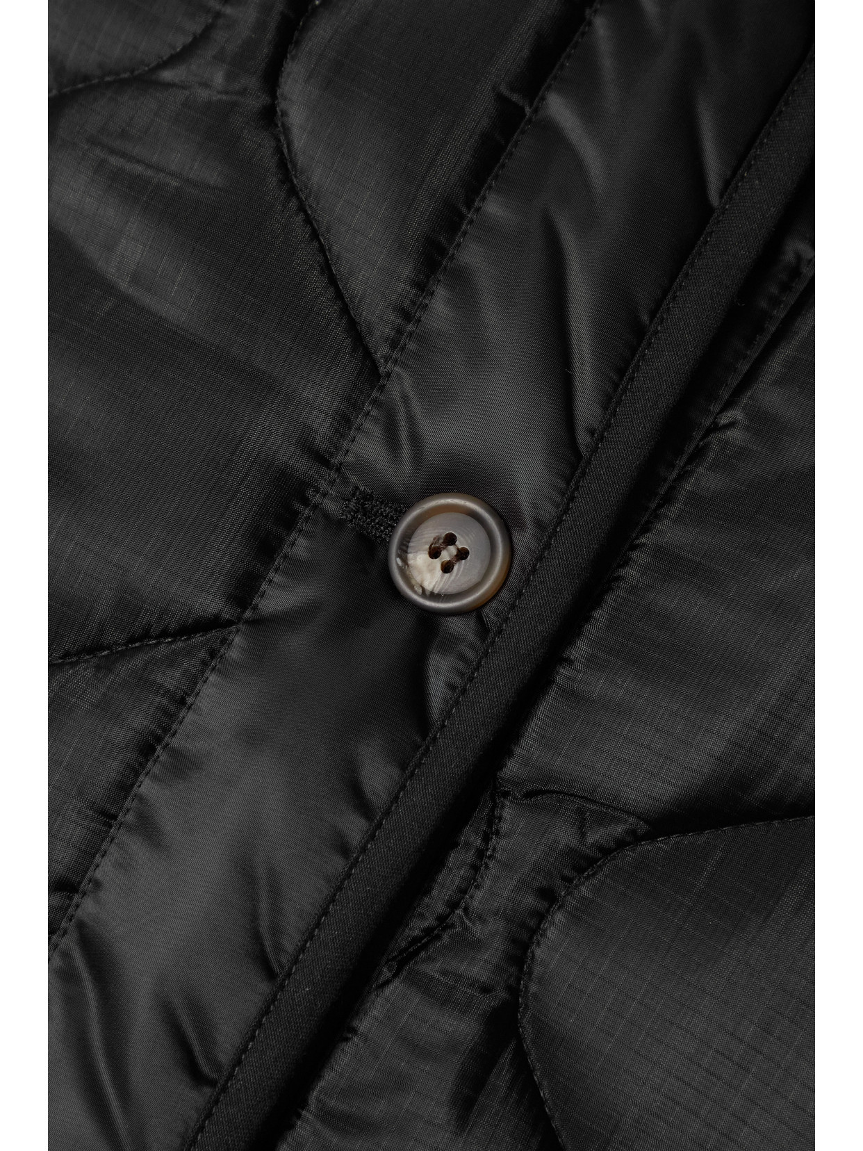 Shop The Frankie Shop Quilted Padded Ripstop Jacket In Black