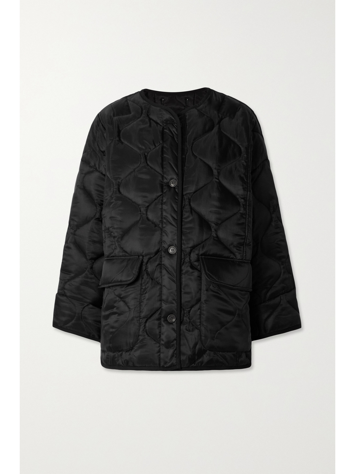 THE FRANKIE SHOP QUILTED PADDED RIPSTOP JACKET