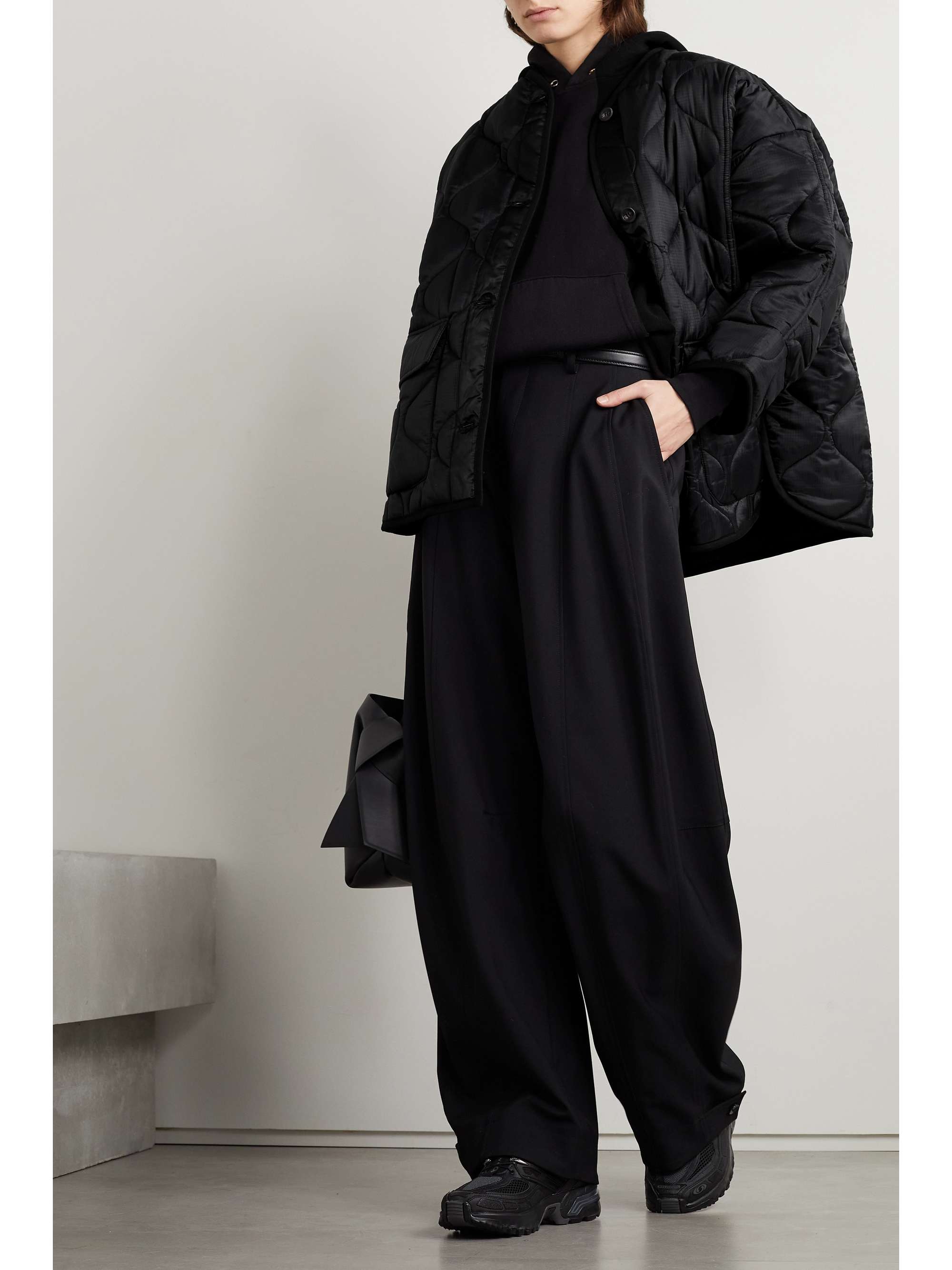 THE FRANKIE SHOP リップストップ キルトジャケット パッド入り | NET