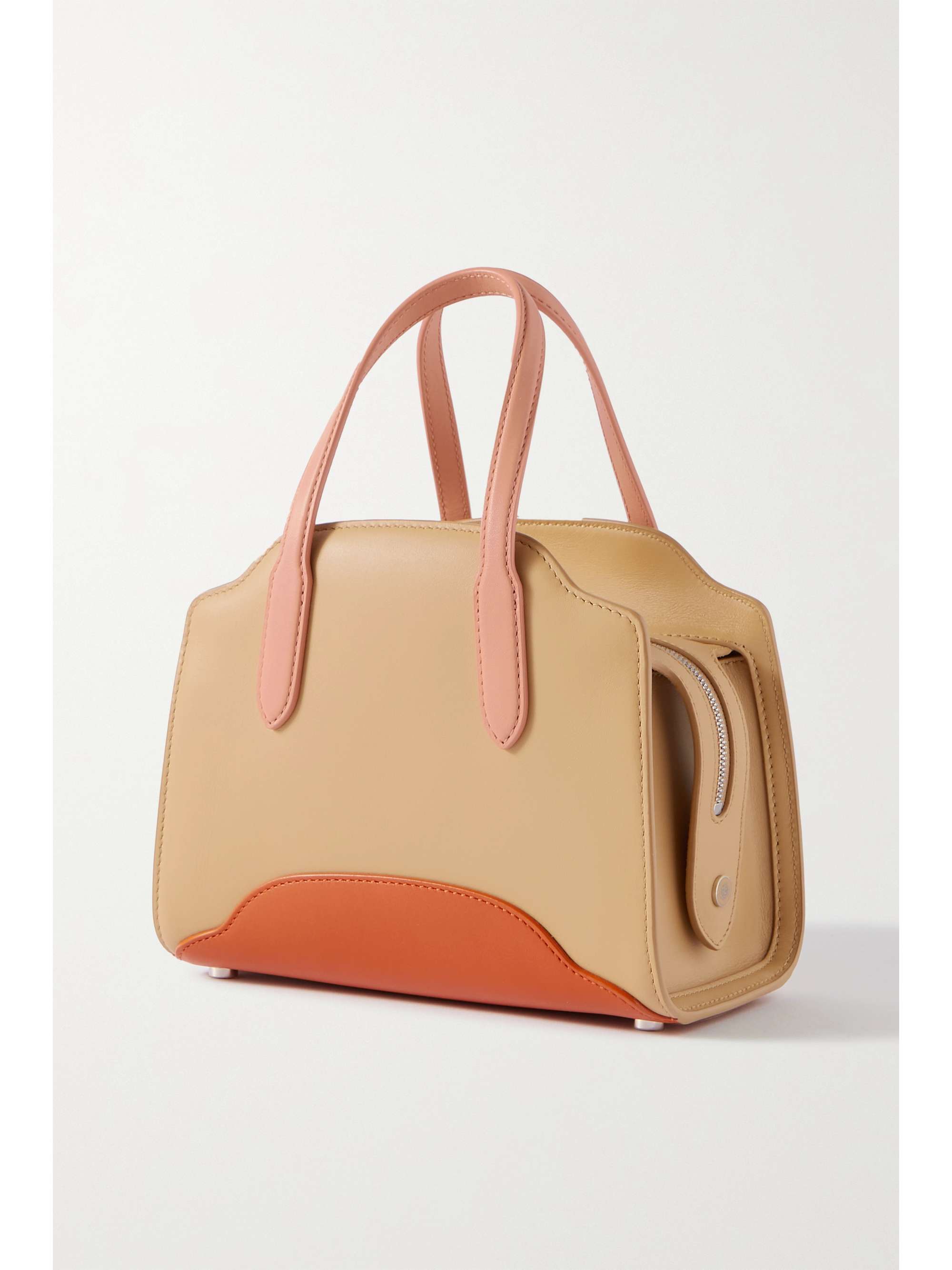Orange Sesia micro leather tote | LORO PIANA | NET-A-PORTER