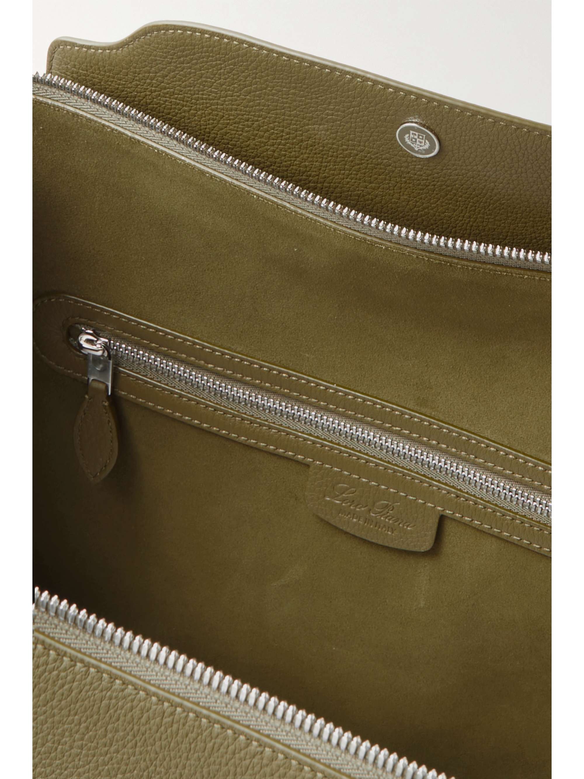 LORO PIANA Sesia Happy Day large textured-leather tote