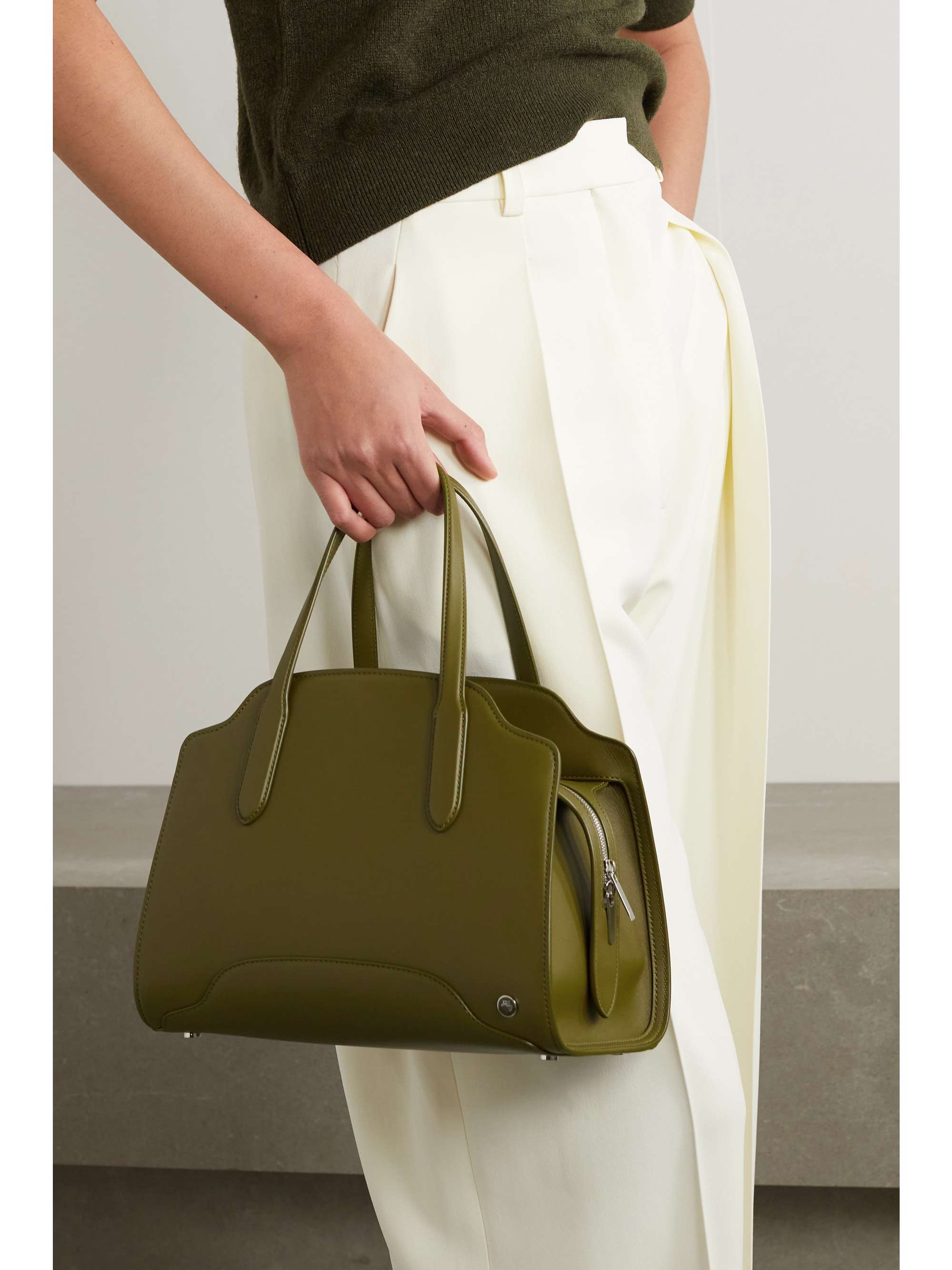 LORO PIANA Sesia medium leather tote