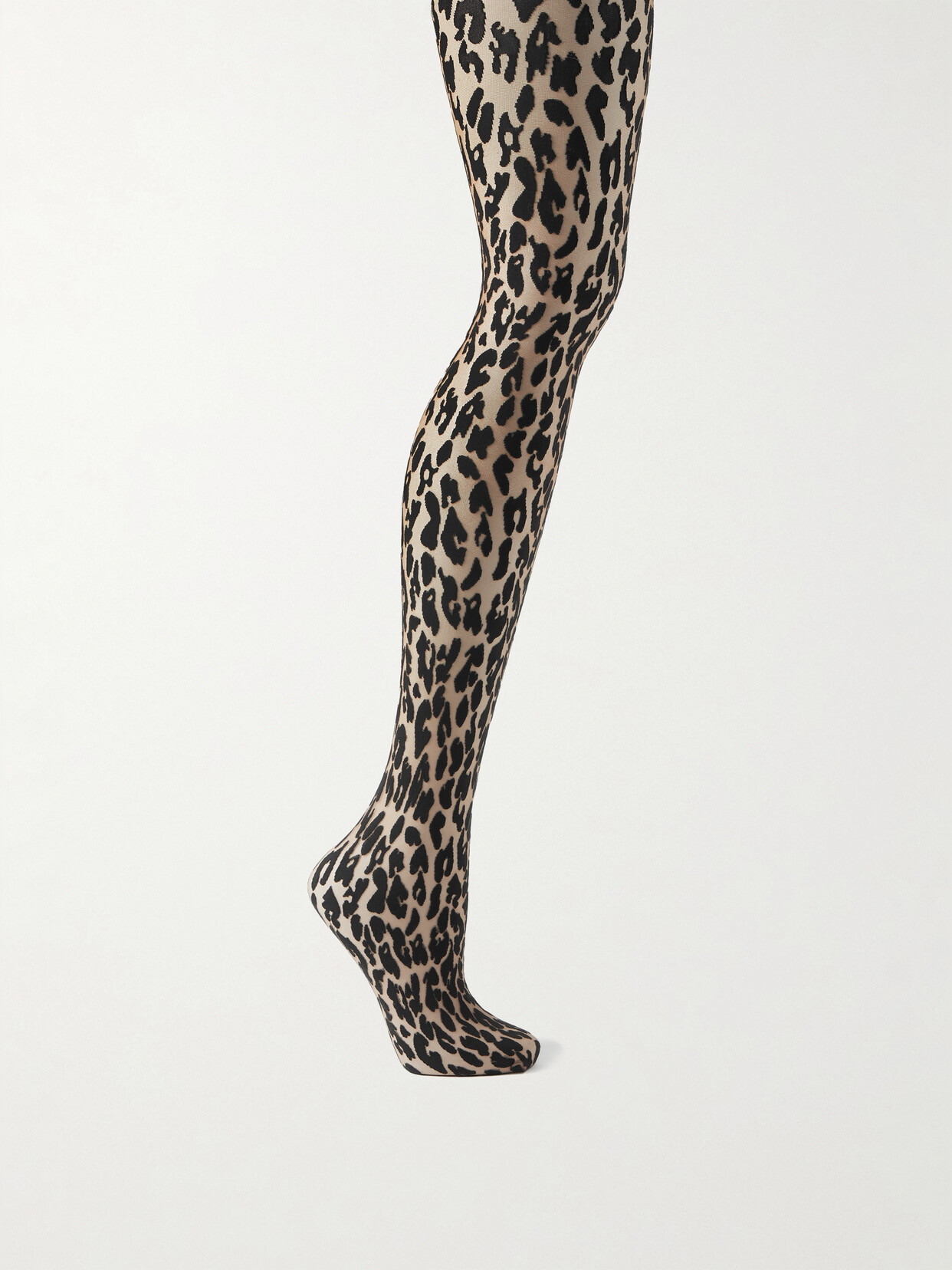 WOLFORD JOSEY 20 DENIER LEOPARD-PRINT TIGHTS 