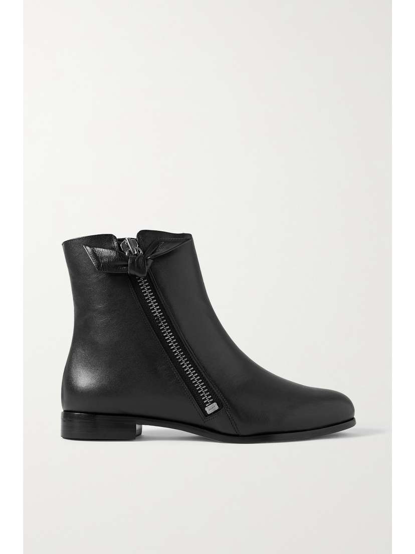 Alexandre Birman Clarita Shearling-lined Ankle Boots