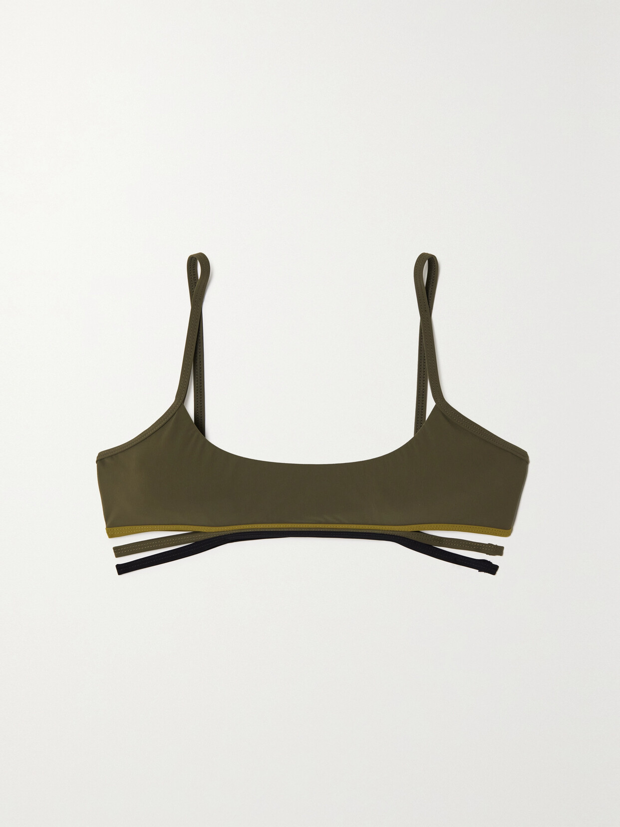 Christopher Esber - Cutout Bikini Top - Green
