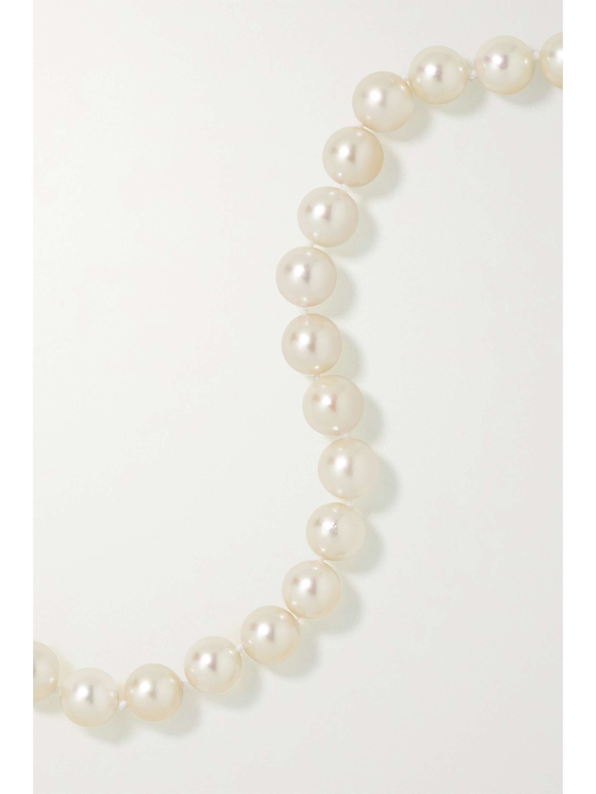 STORROW Anna 14-karat gold, pearl and turquoise necklace