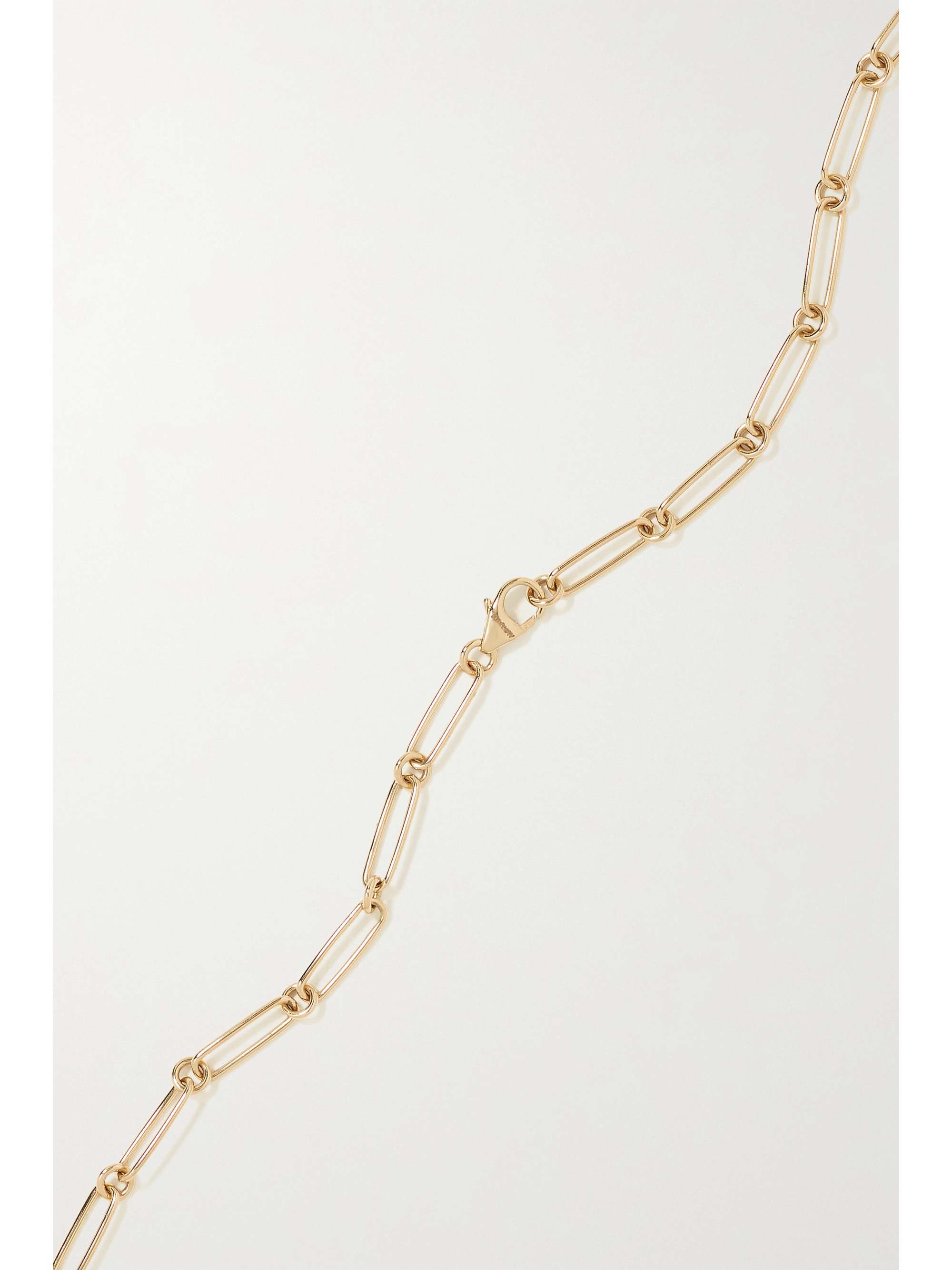 STORROW Anna 14-karat gold lapis lazuli necklace