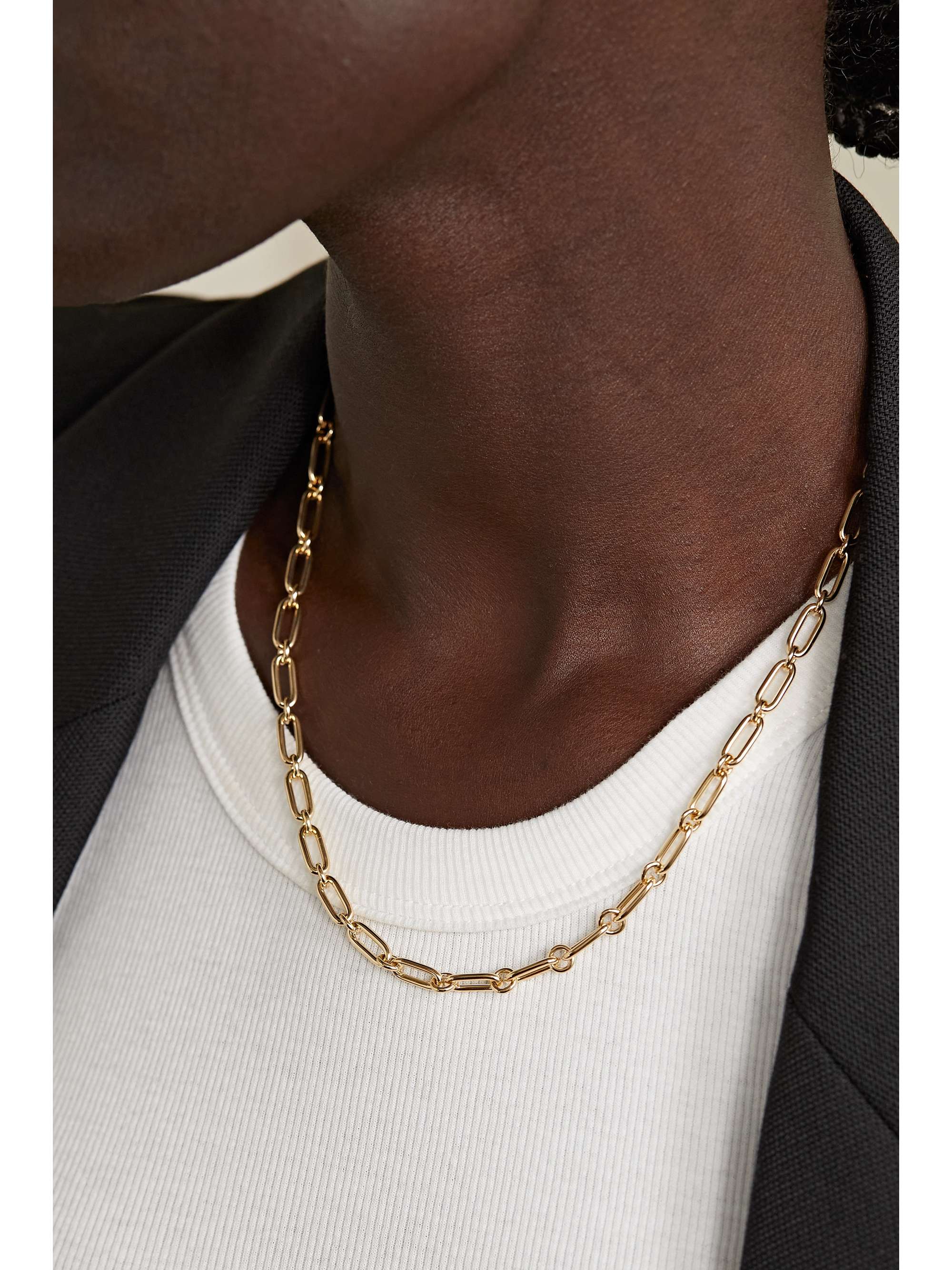 STORROW 14-karat gold, enamel and multi-stone necklace